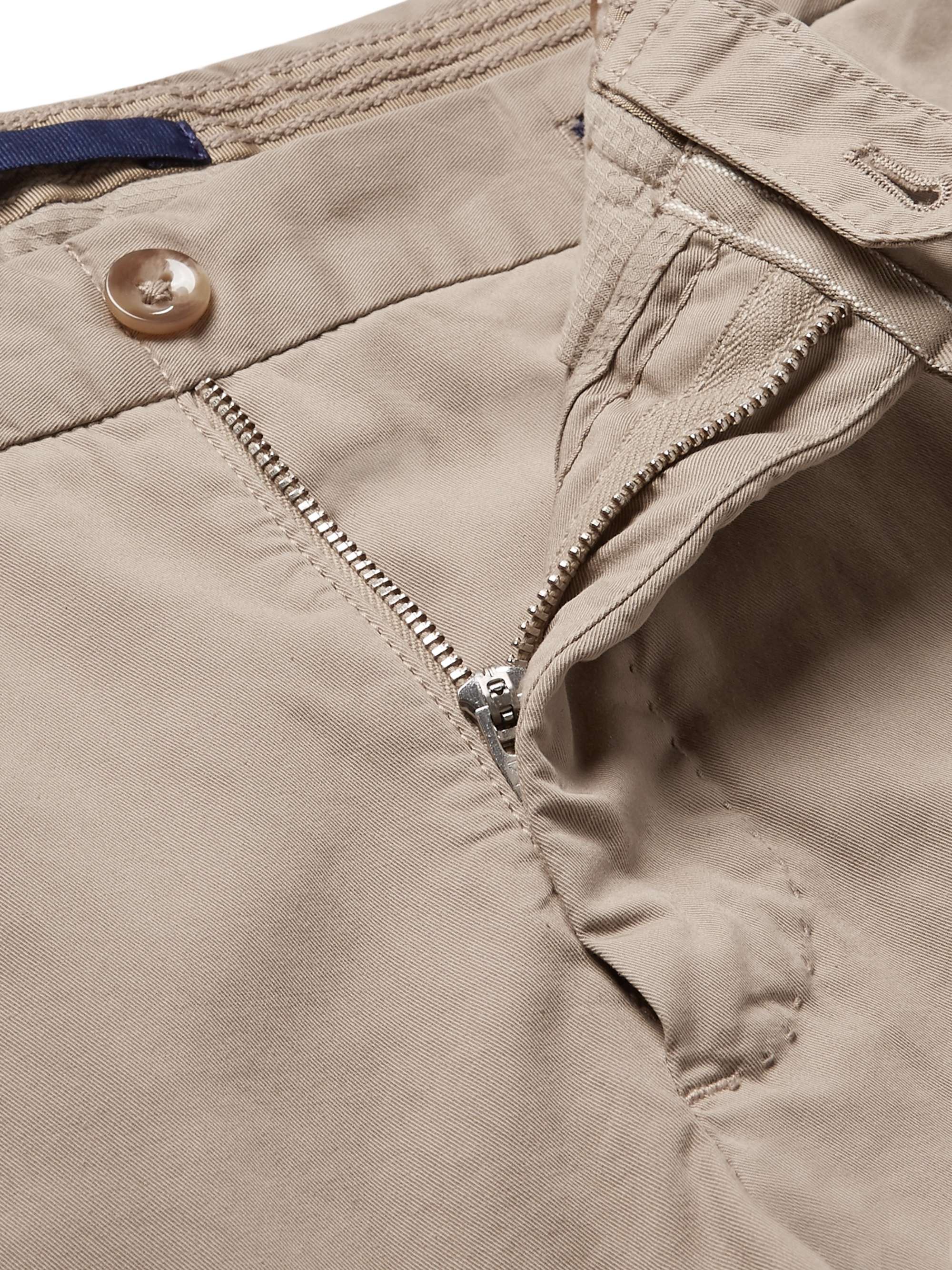 INCOTEX Four Season Slim-Fit Cotton-Blend Chinos