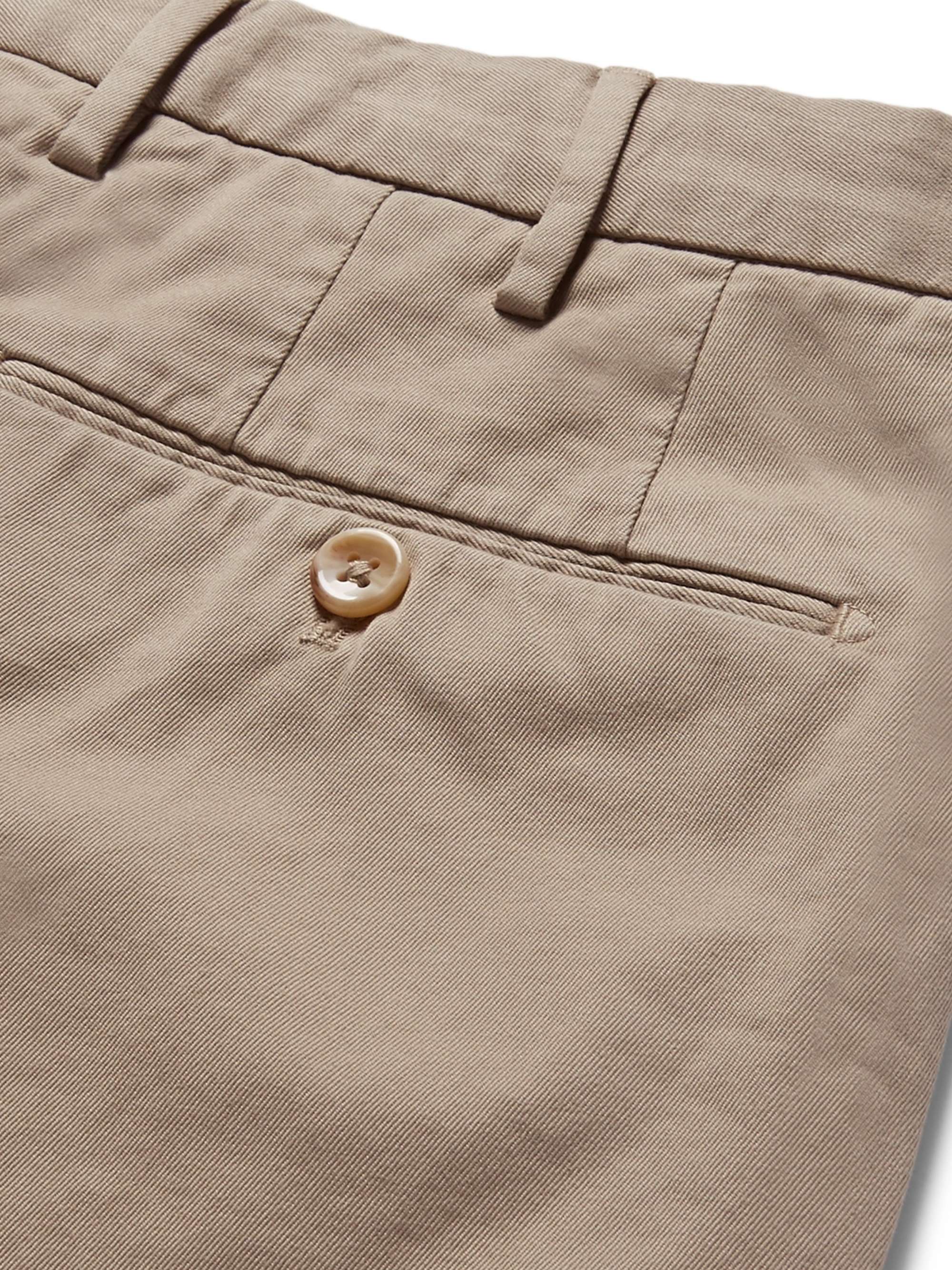 INCOTEX Four Season Relaxed-Fit Cotton-Blend Chinos