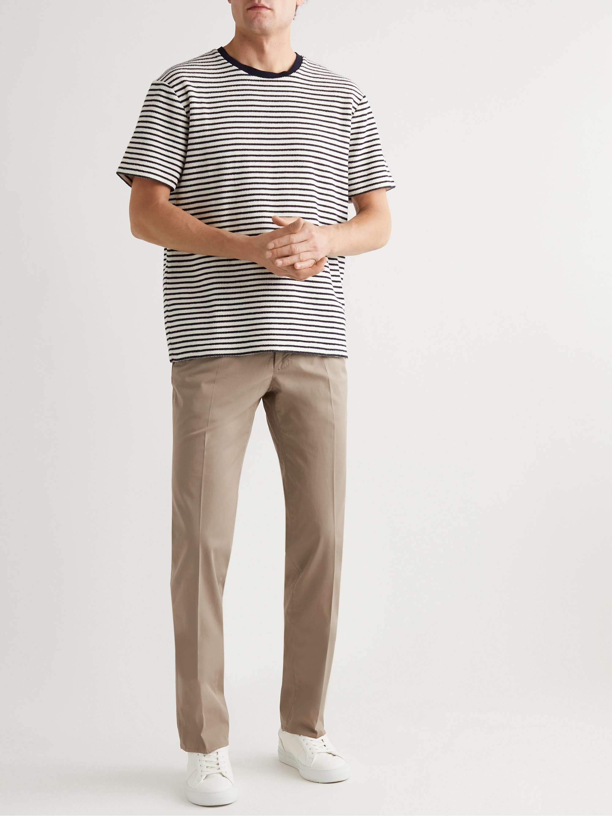 Four Season Relaxed-Fit Cotton-Blend Chinos