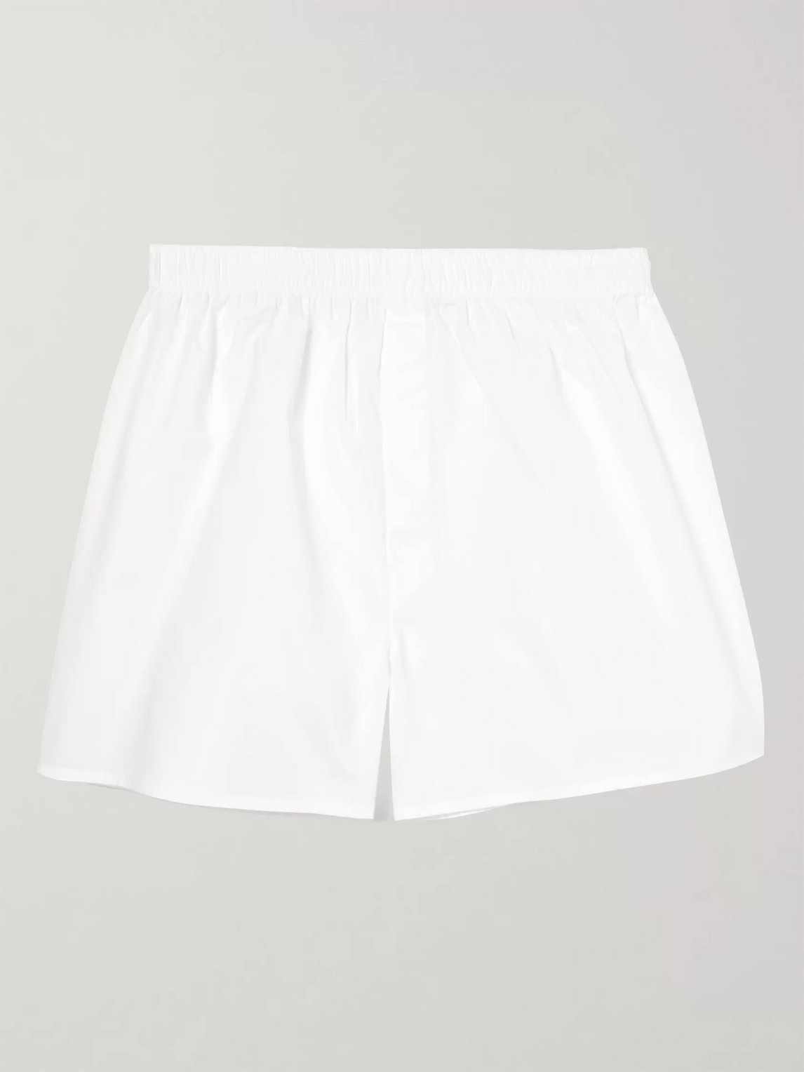 Sunspel Cotton Boxer Shorts In White