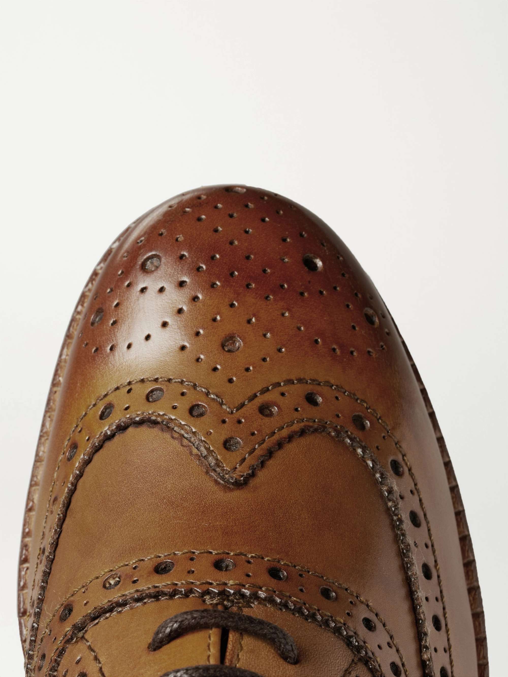 GRENSON Stanley Leather Wingtip Brogues