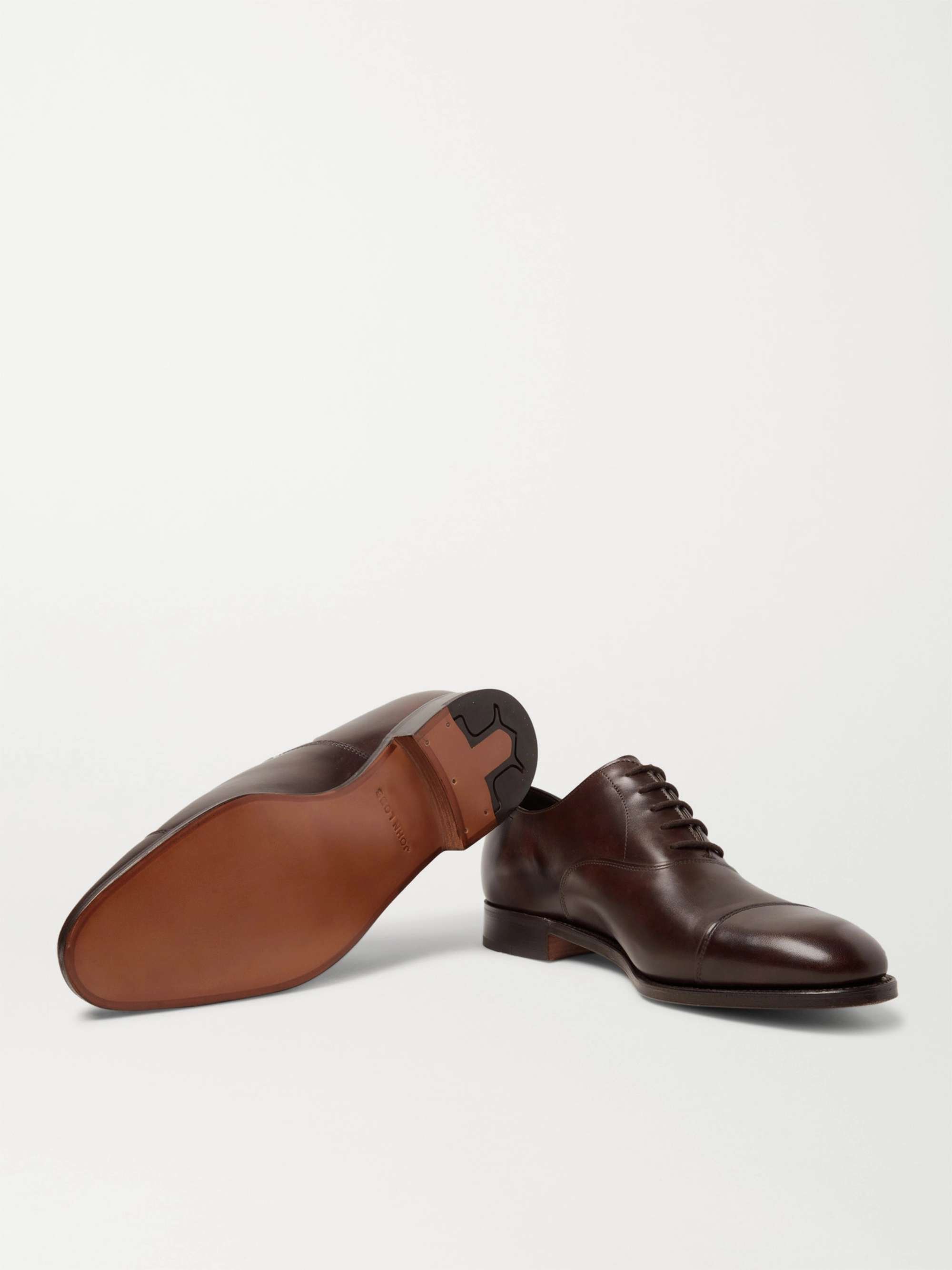 City II Burnished-Leather Oxford Shoes