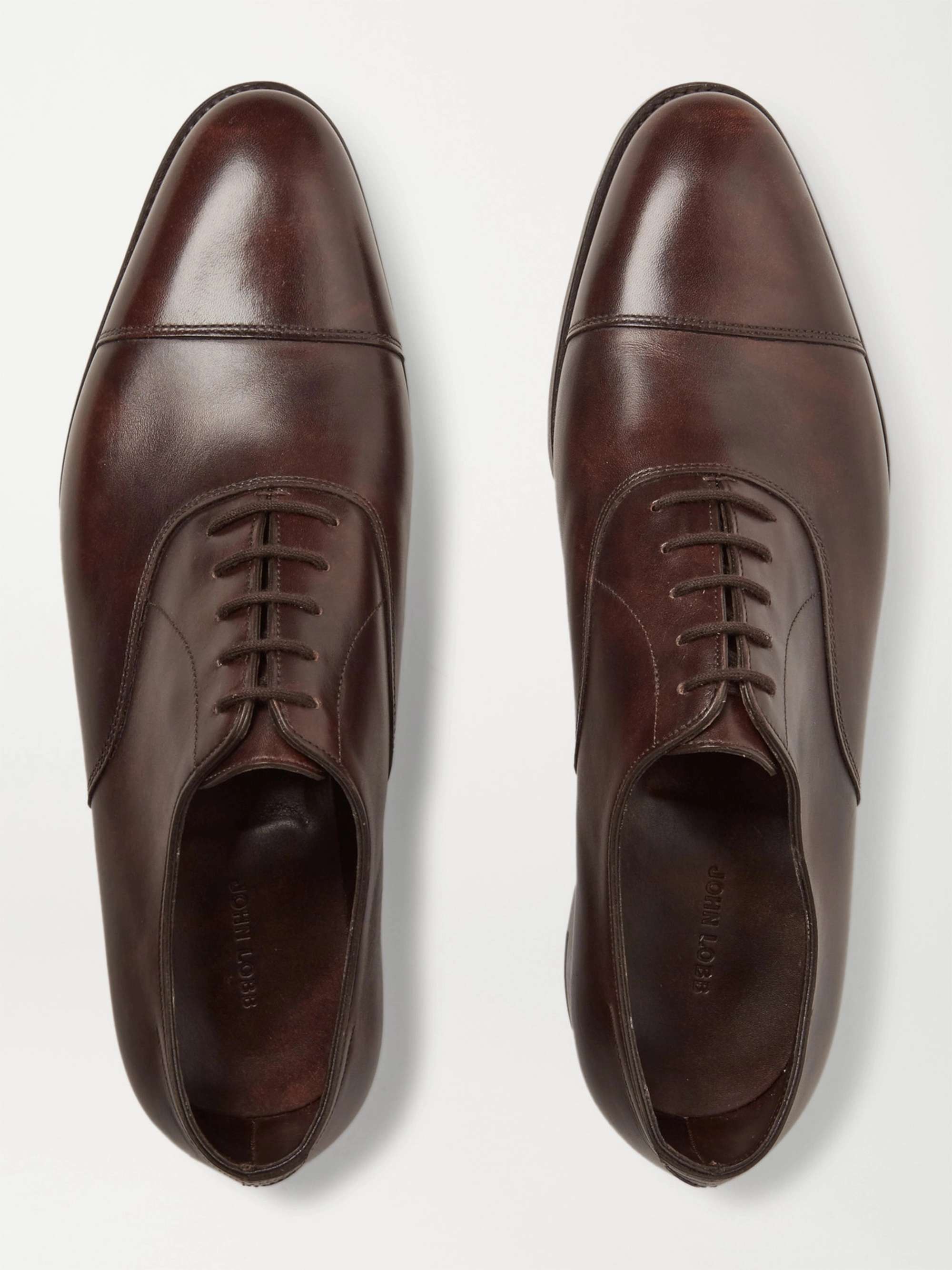 JOHN LOBB City II Leather Oxford Shoes