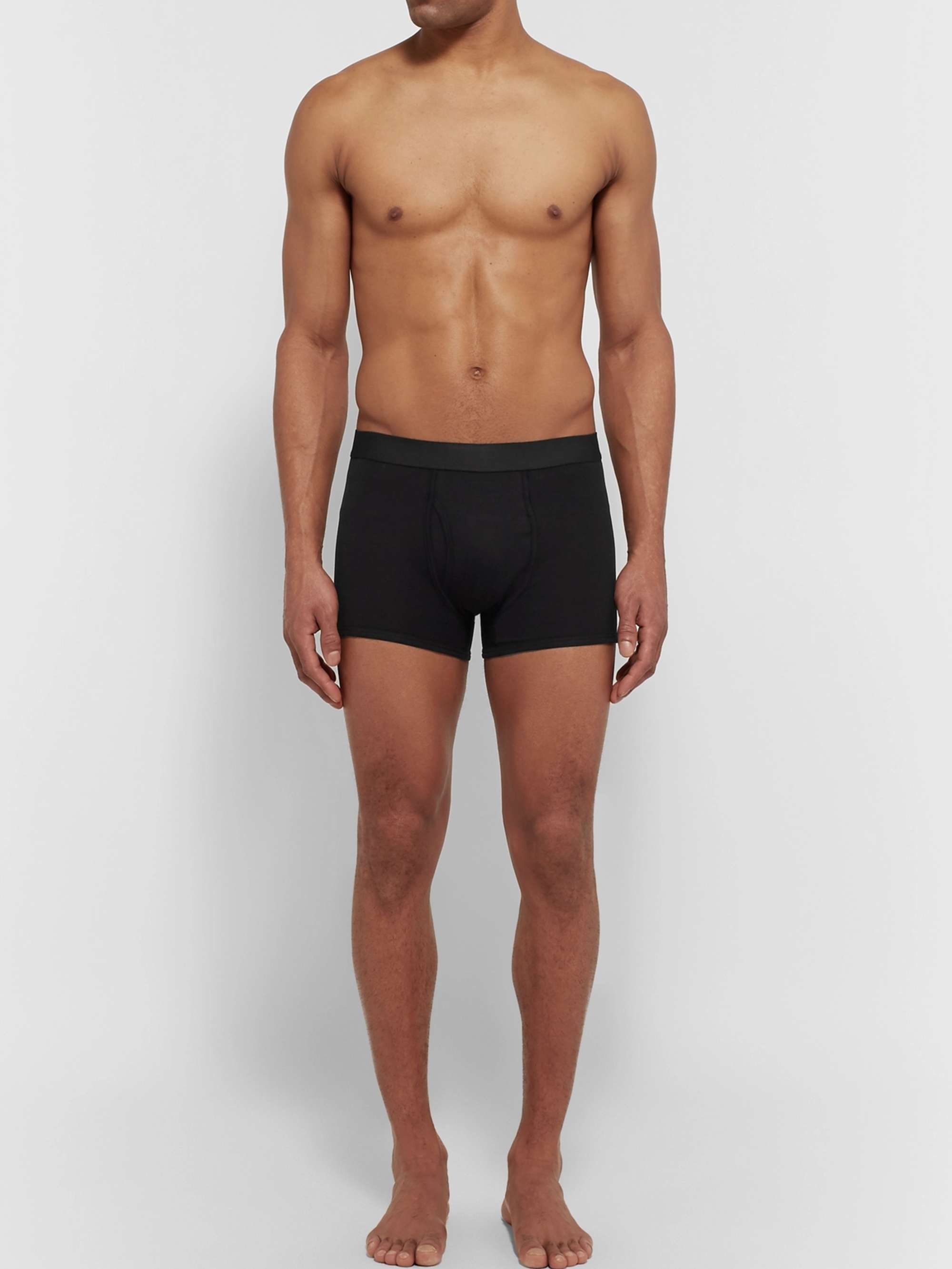 SUNSPEL Superfine Cotton-Jersey Boxer Briefs