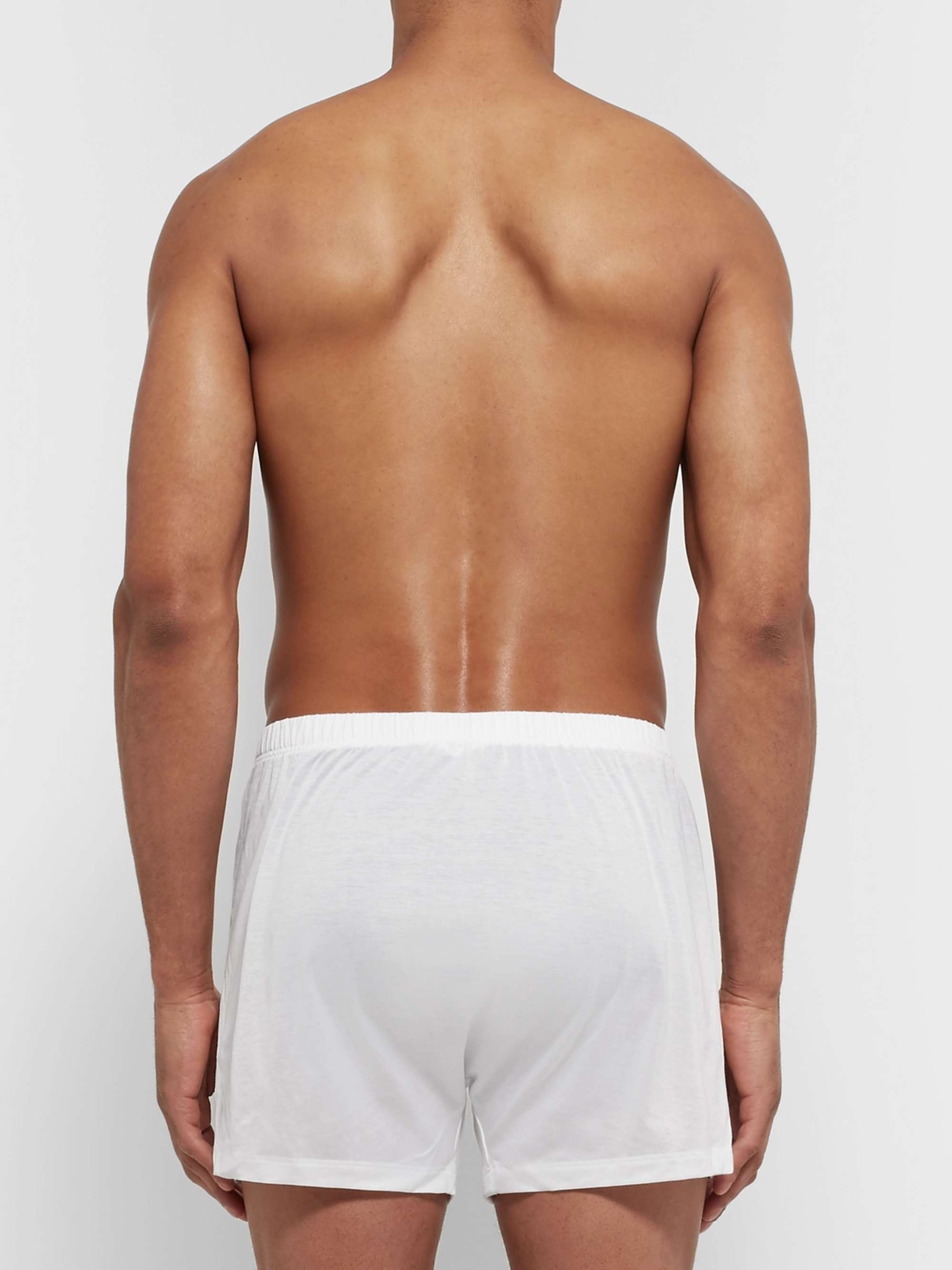 HANRO Sporty Mercerised Cotton Boxer Shorts