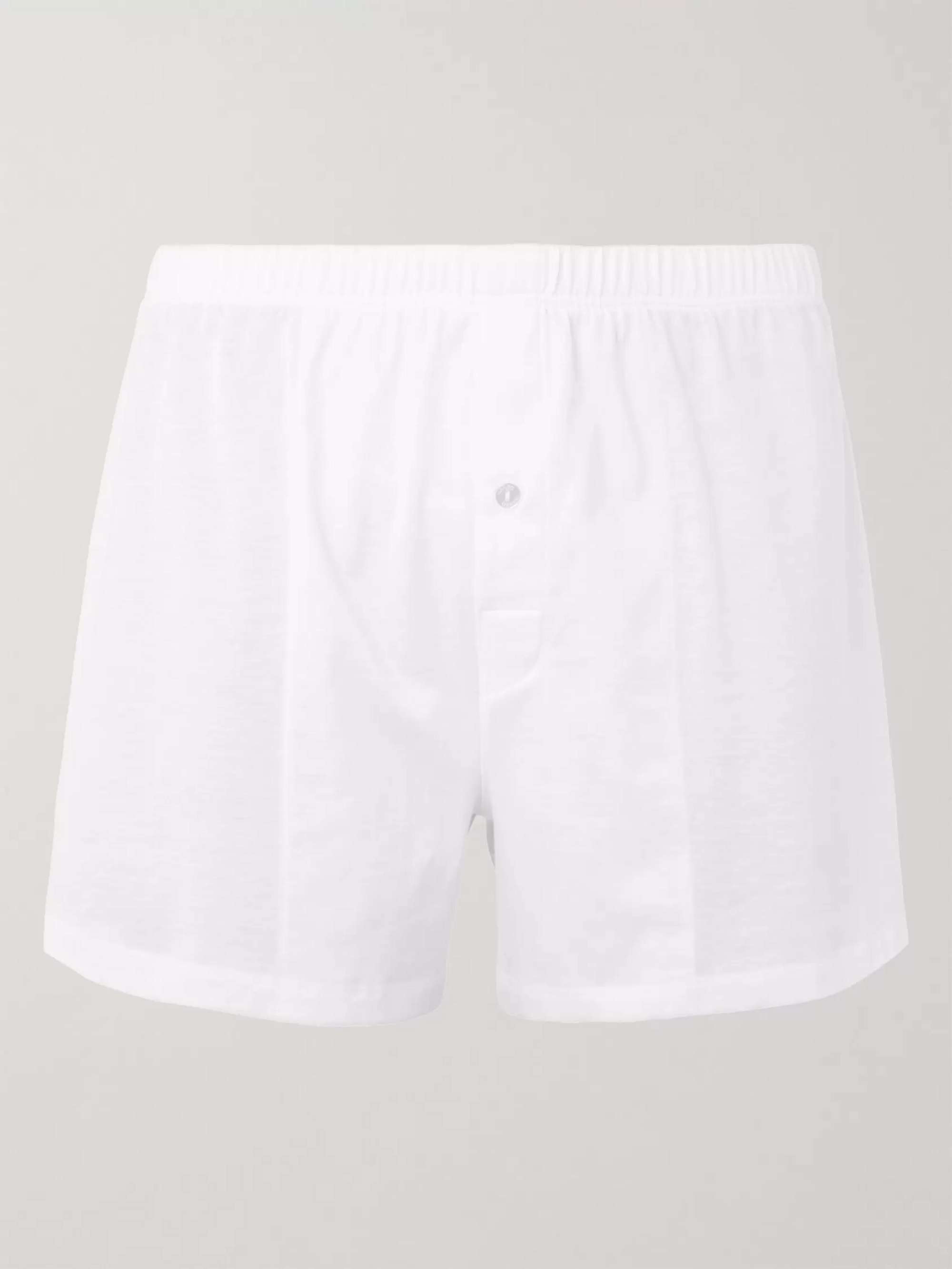 HANRO Sporty Mercerised Cotton Boxer Shorts