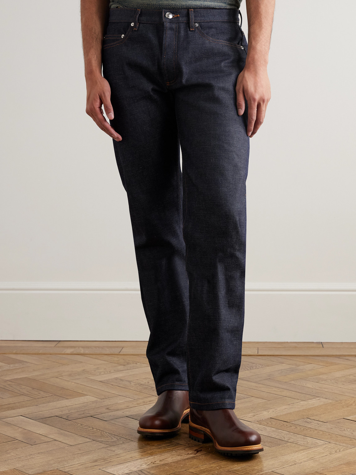 A.p.c. - New Standard Dry Selvedge Denim Jeans - Men - Blue - Uk/us 27 
