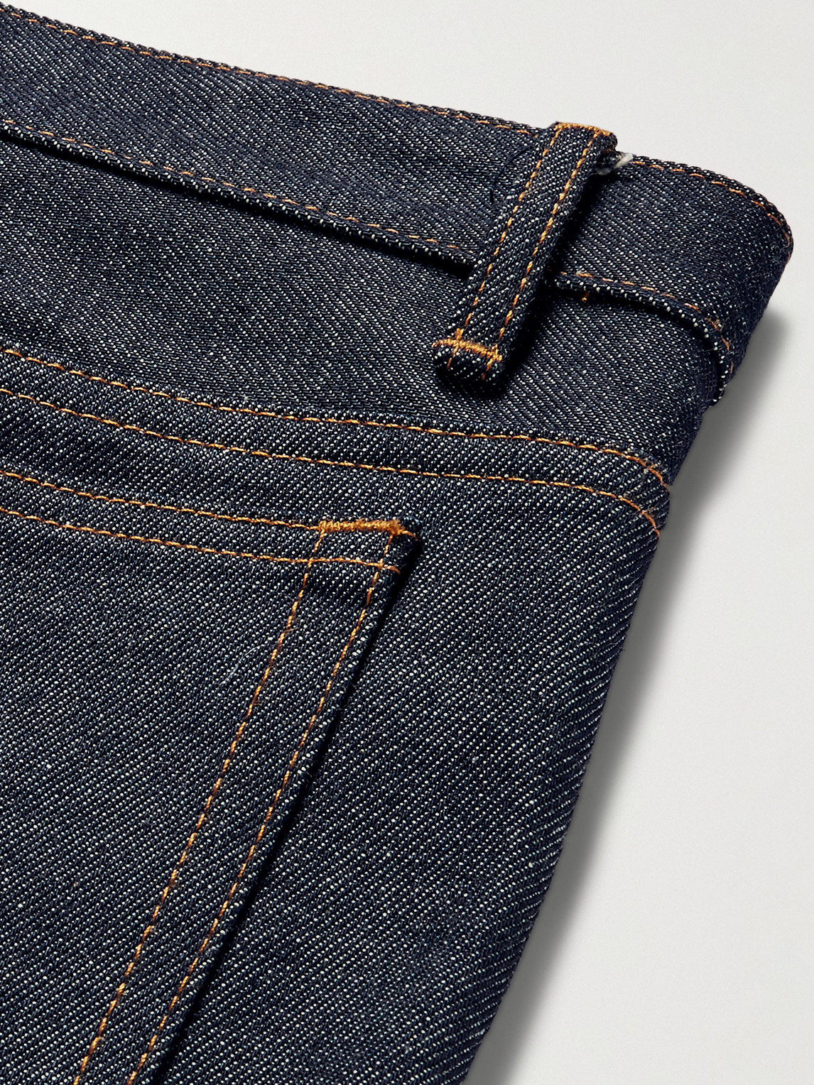 Shop Apc Petit Standard Slim-fit Dry Selvedge Denim Jeans In Blue