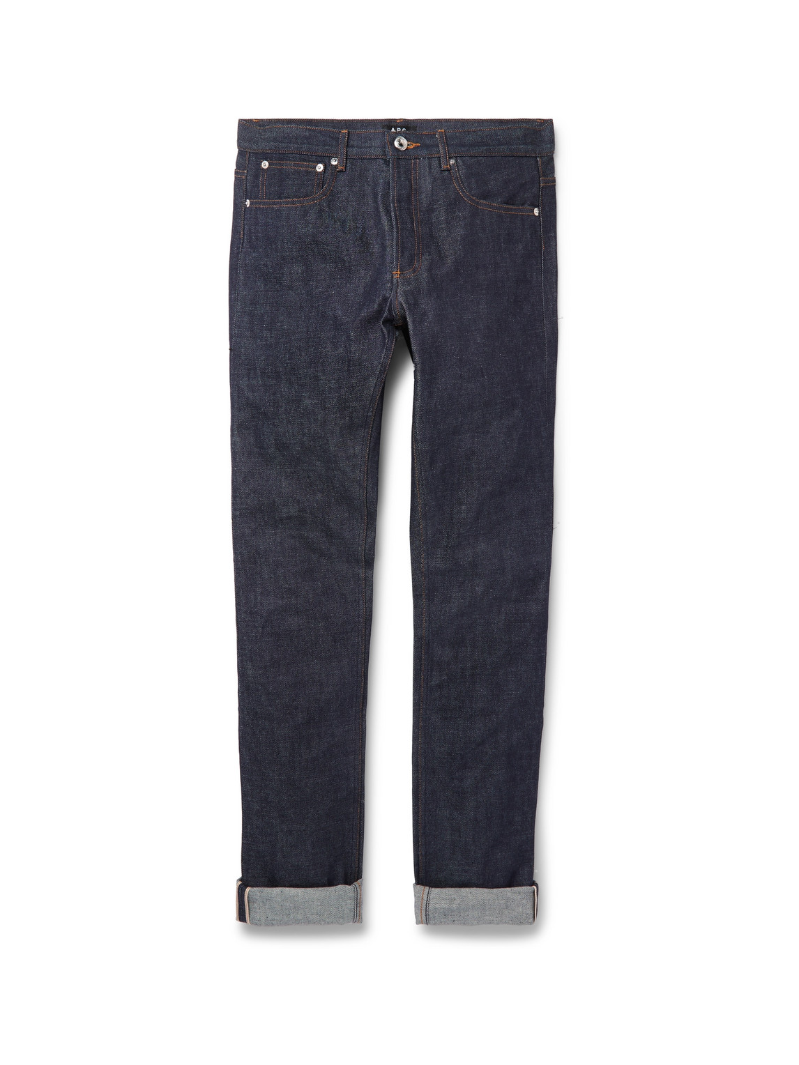 Apc Petit Standard Slim-fit Dry Selvedge Denim Jeans In Blue