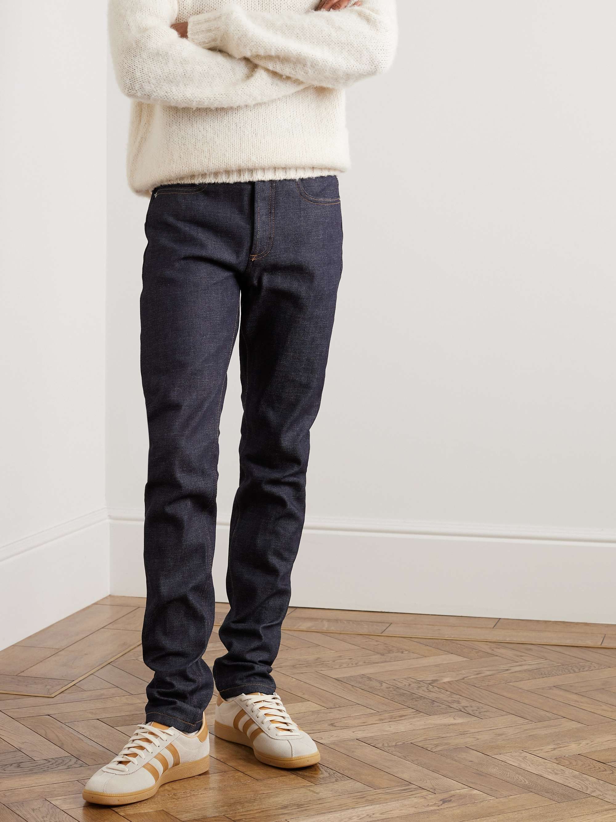 granske skyskraber hvis A.P.C. Petit New Standard Skinny-Fit Dry Selvedge Denim Jeans for Men | MR  PORTER