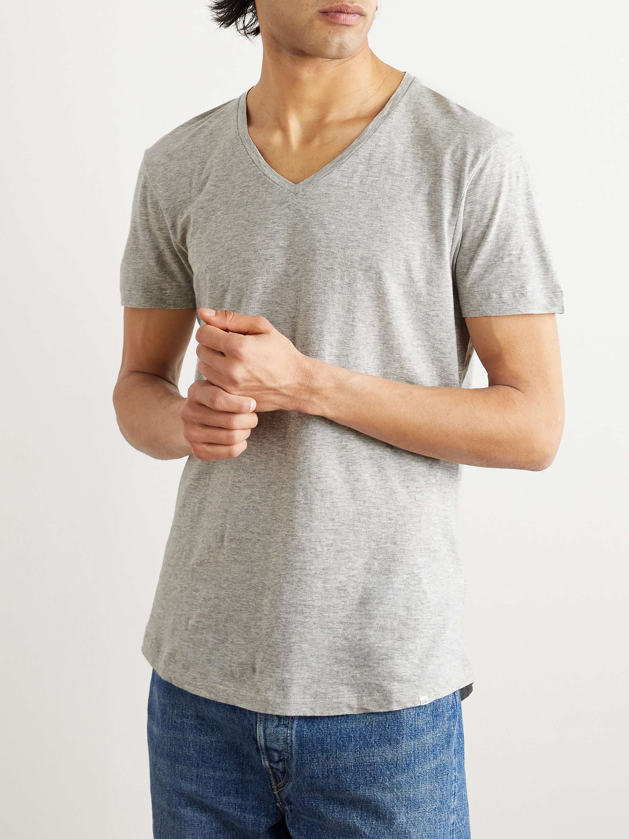 ORLEBAR BROWN OB-V Slim-Fit Cotton-Jersey T-Shirt