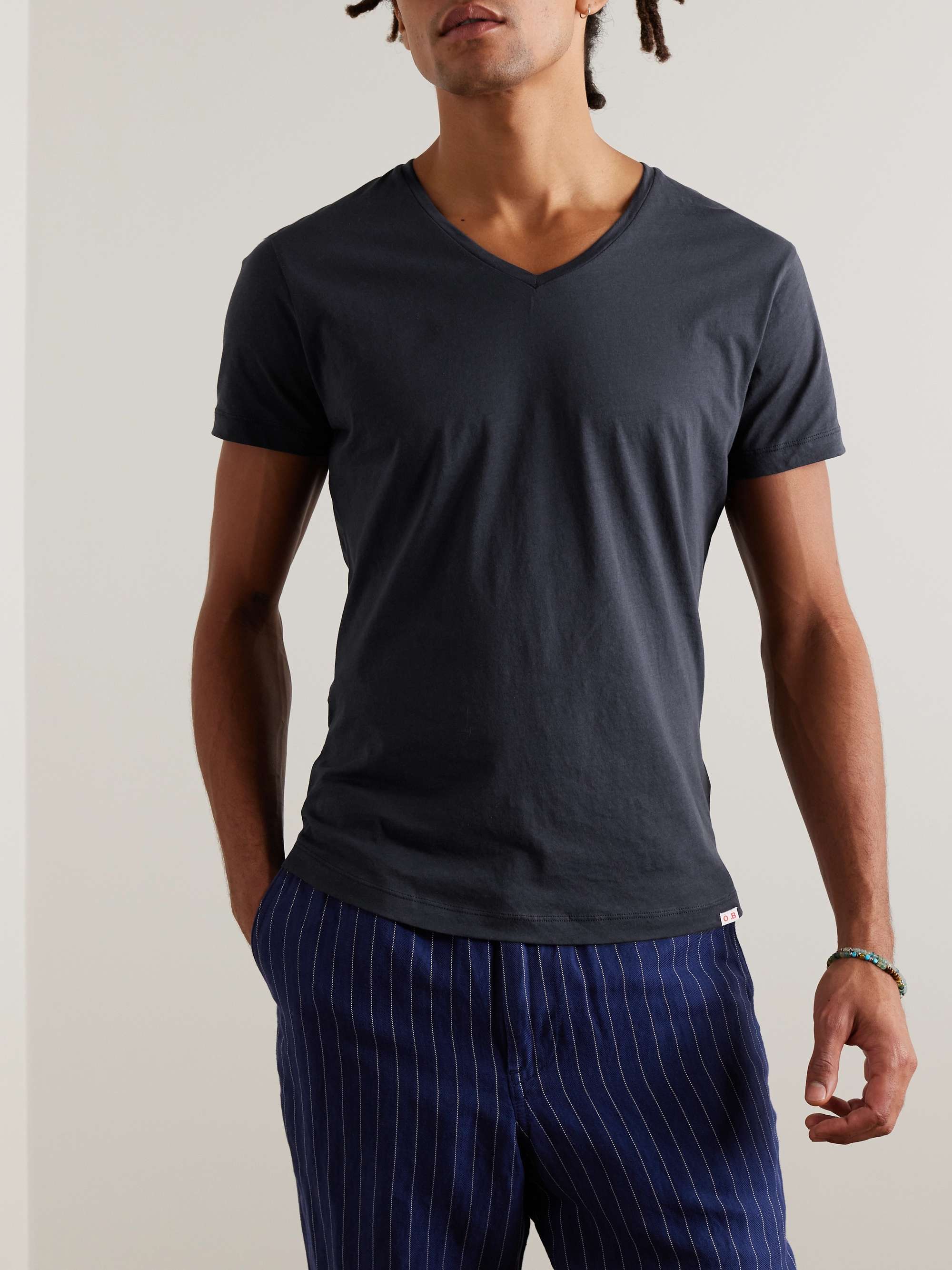 ORLEBAR BROWN OB-V Slim-Fit Cotton-Jersey T-Shirt