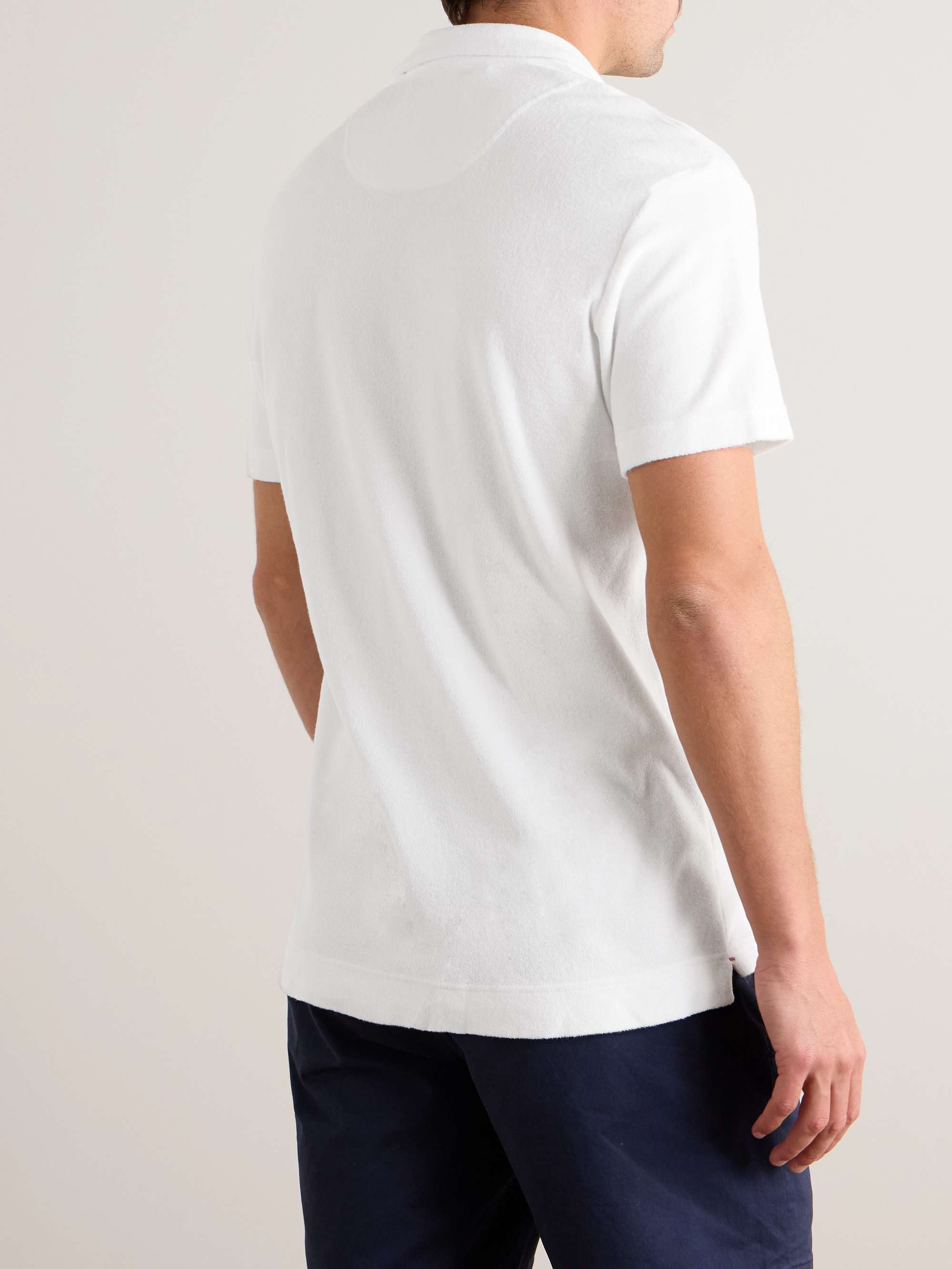 ORLEBAR BROWN Cotton-Terry Polo Shirt