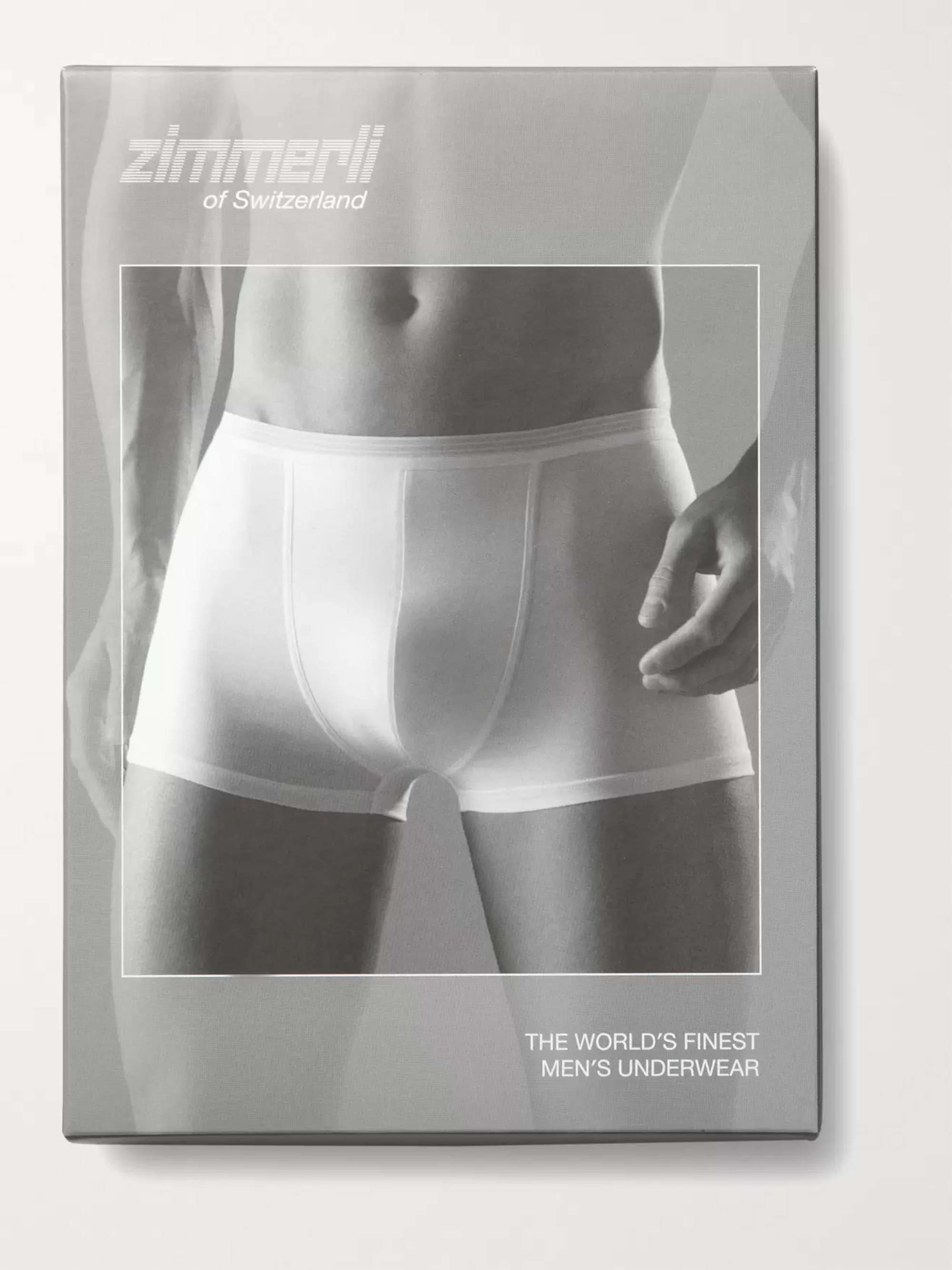 ZIMMERLI Pure Comfort Stretch-Cotton Boxer Briefs