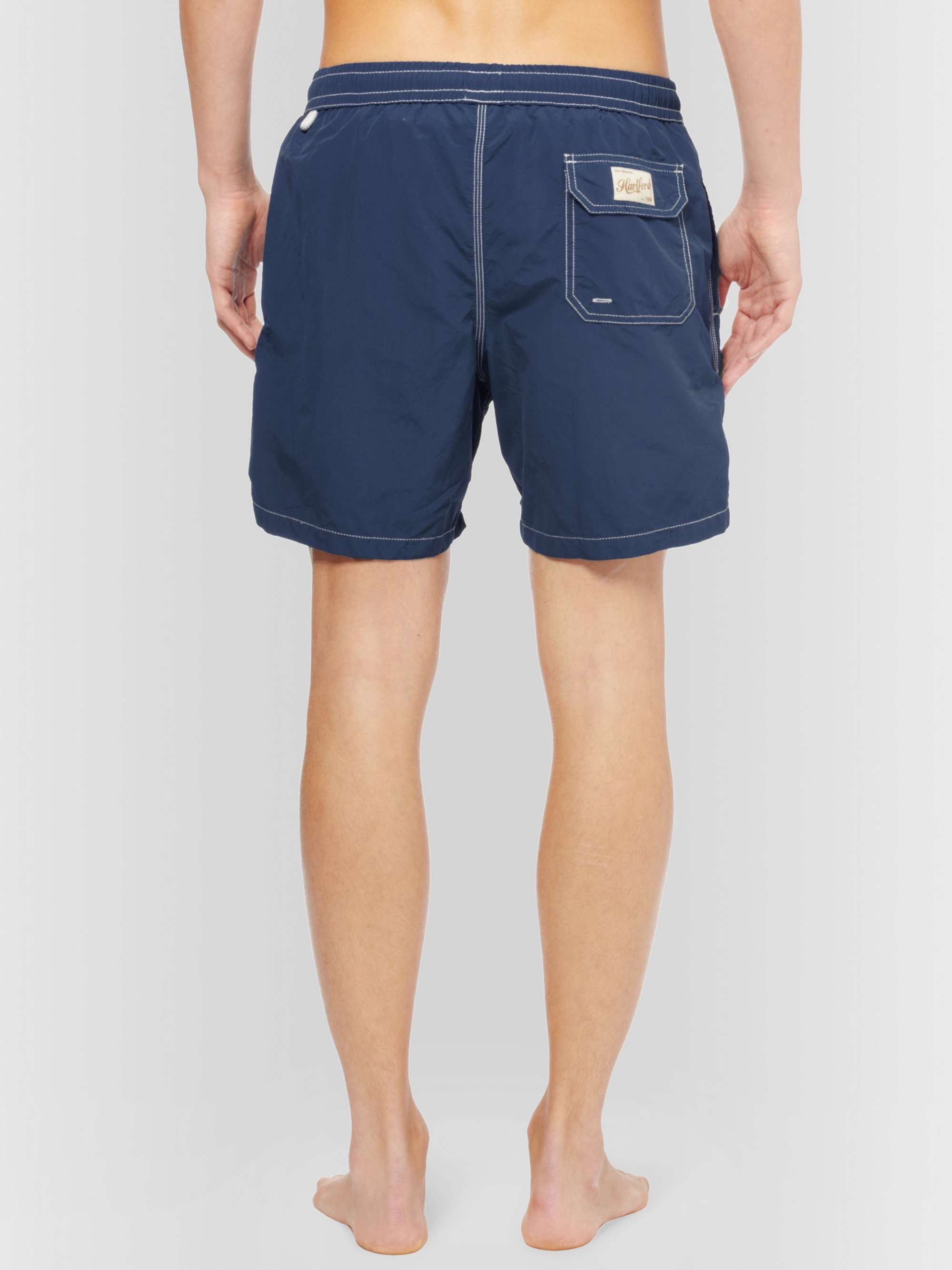 HARTFORD Mid-Length Swim Shorts
