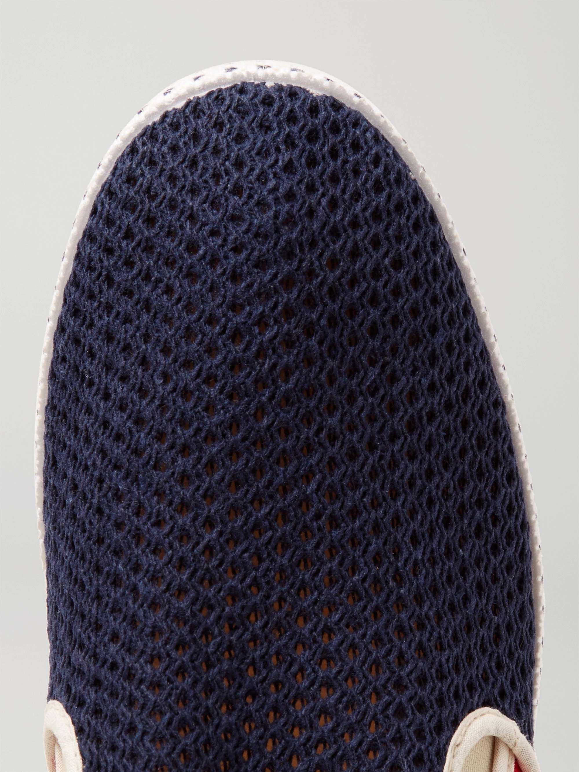 RIVIERAS Cotton-Mesh and Canvas Espadrilles