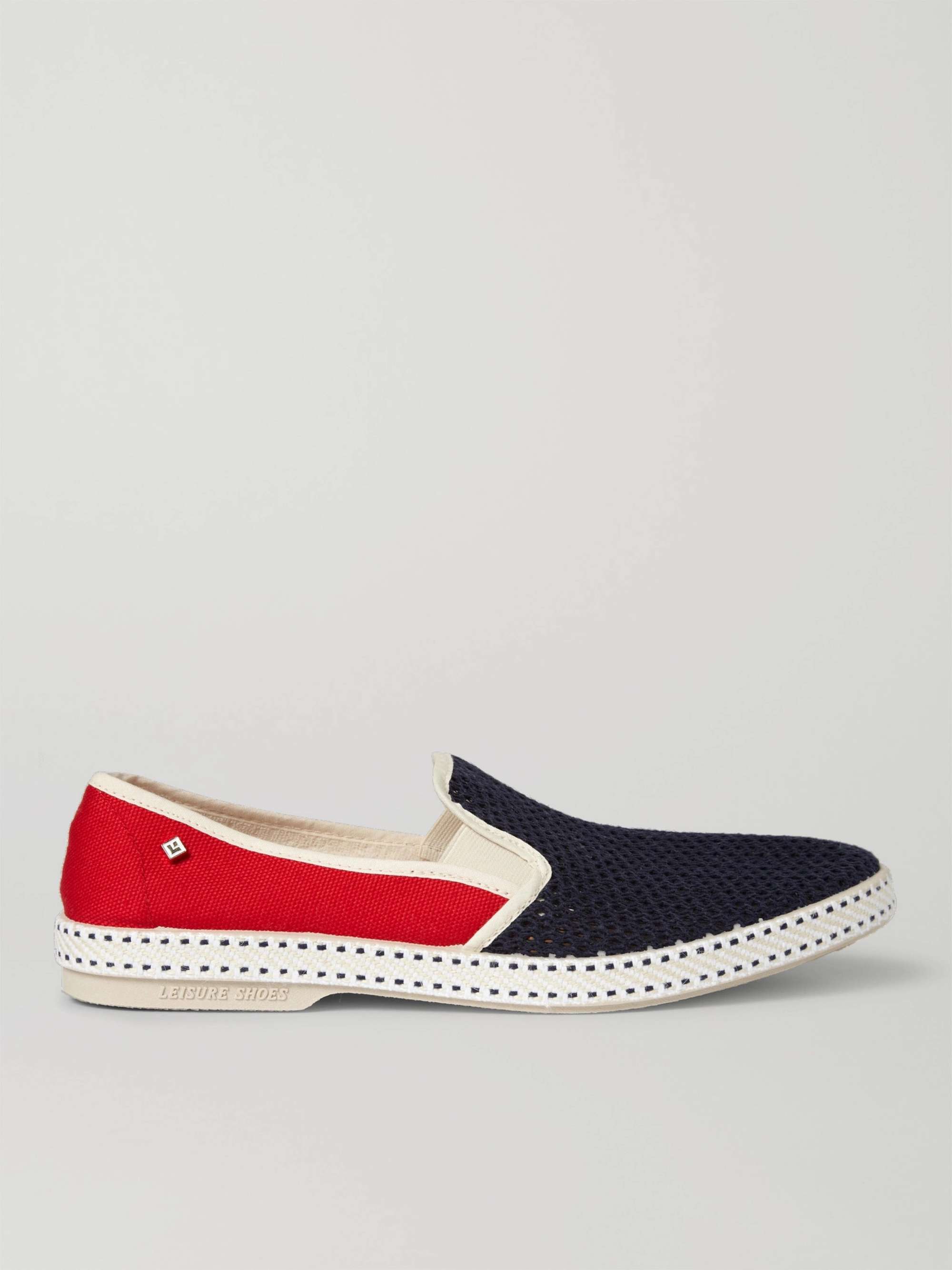 RIVIERAS Cotton-Mesh and Canvas Espadrilles for Men | MR PORTER