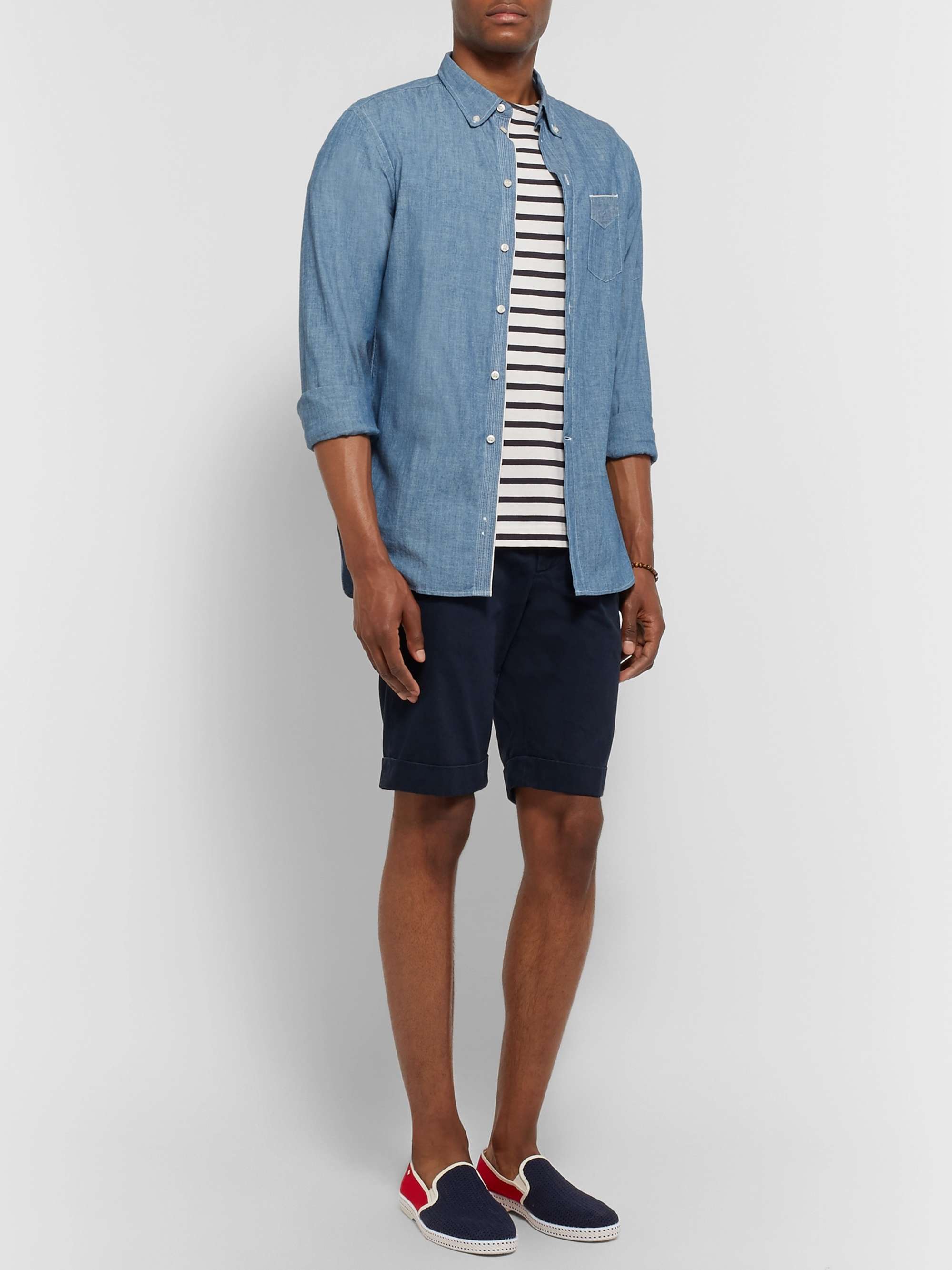 RIVIERAS Cotton-Mesh and Canvas Espadrilles for Men | MR PORTER