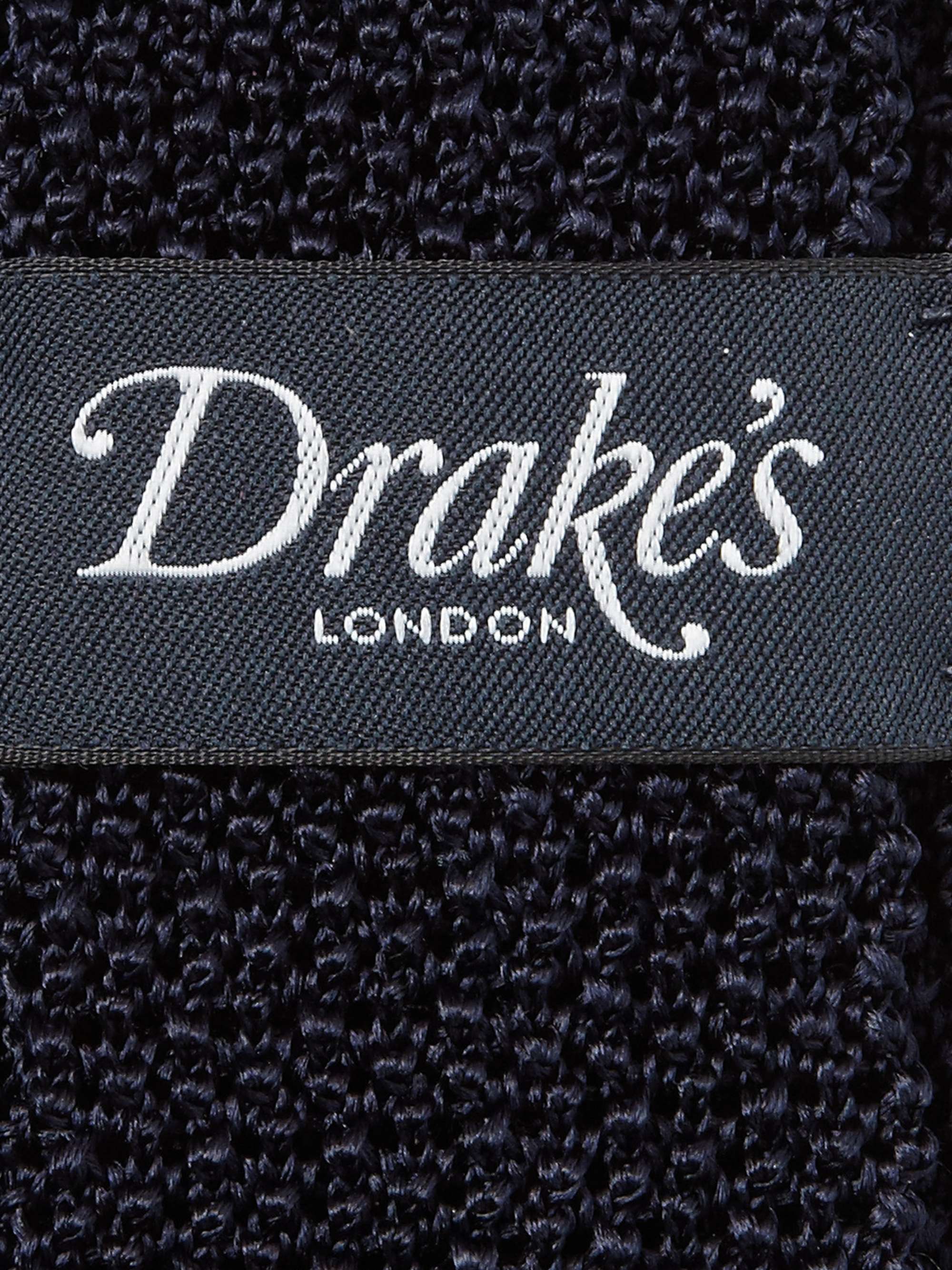 DRAKE'S 6.5cm Knitted Silk Tie