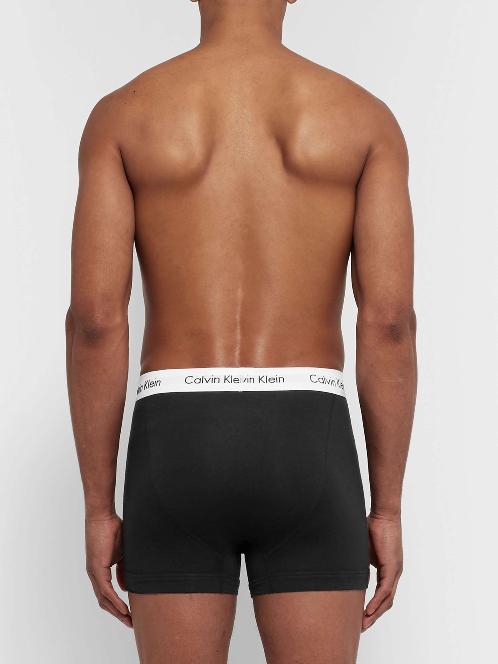 CALVIN KLEIN UNDERWEAR Three-Pack Stretch-Cotton Boxer Briefs | MR PORTER