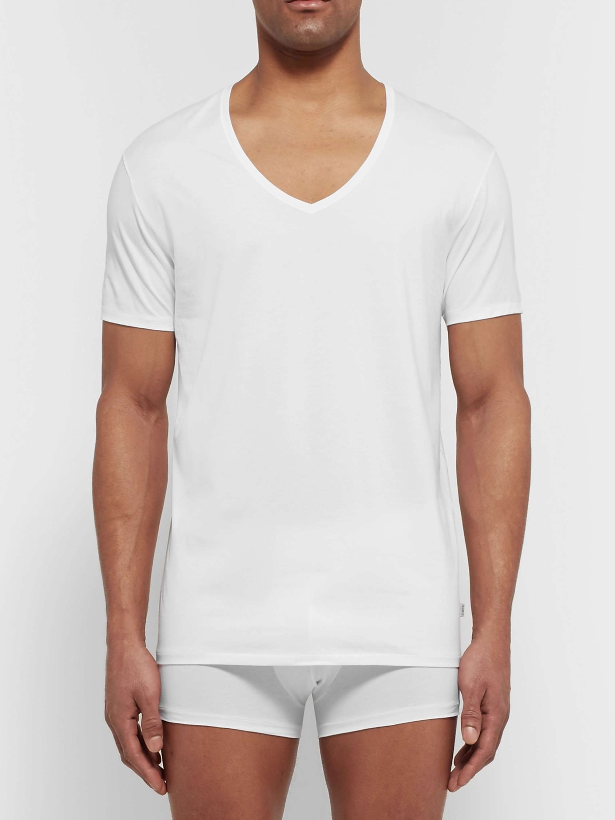 DEREK ROSE Jack Pima Cotton-Blend T-Shirt