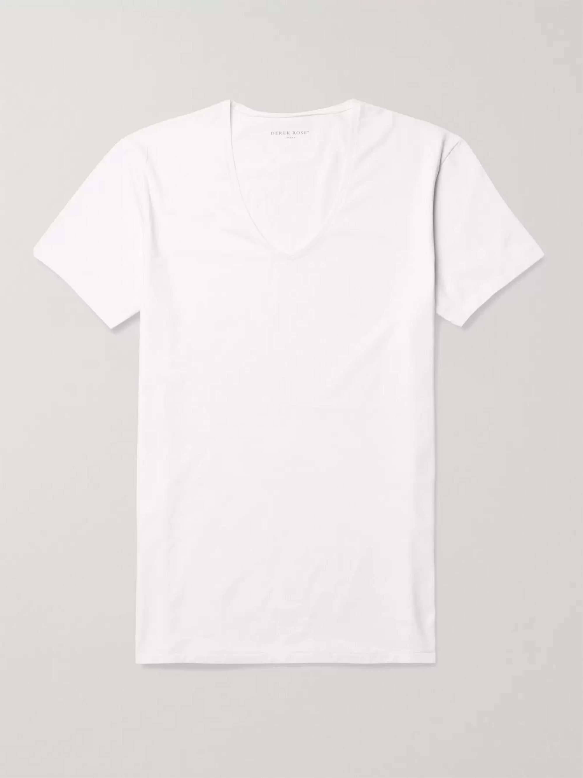 DEREK ROSE Jack Pima Cotton-Blend T-Shirt