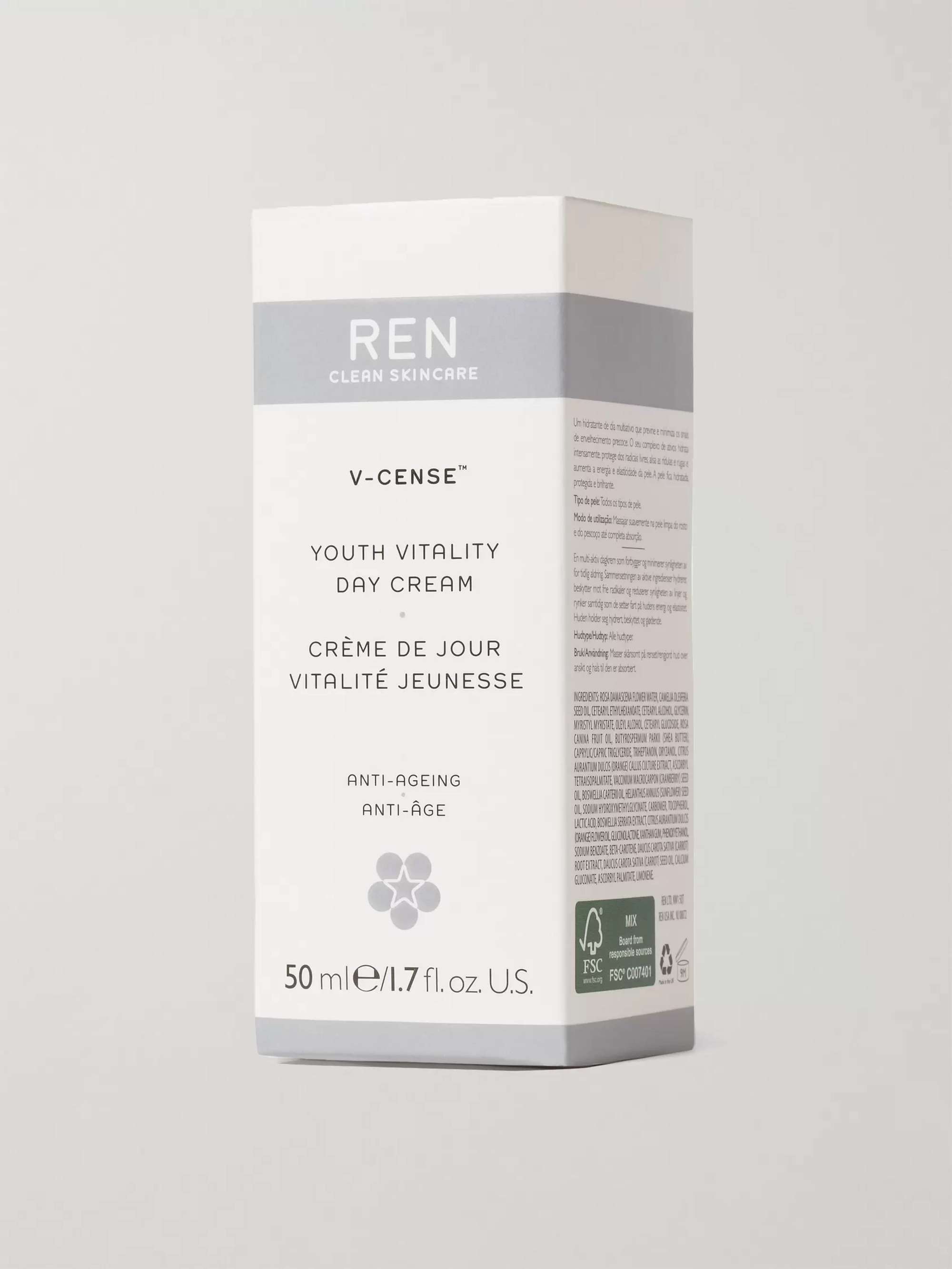 REN CLEAN SKINCARE Youth Vitality Day Cream, 50ml