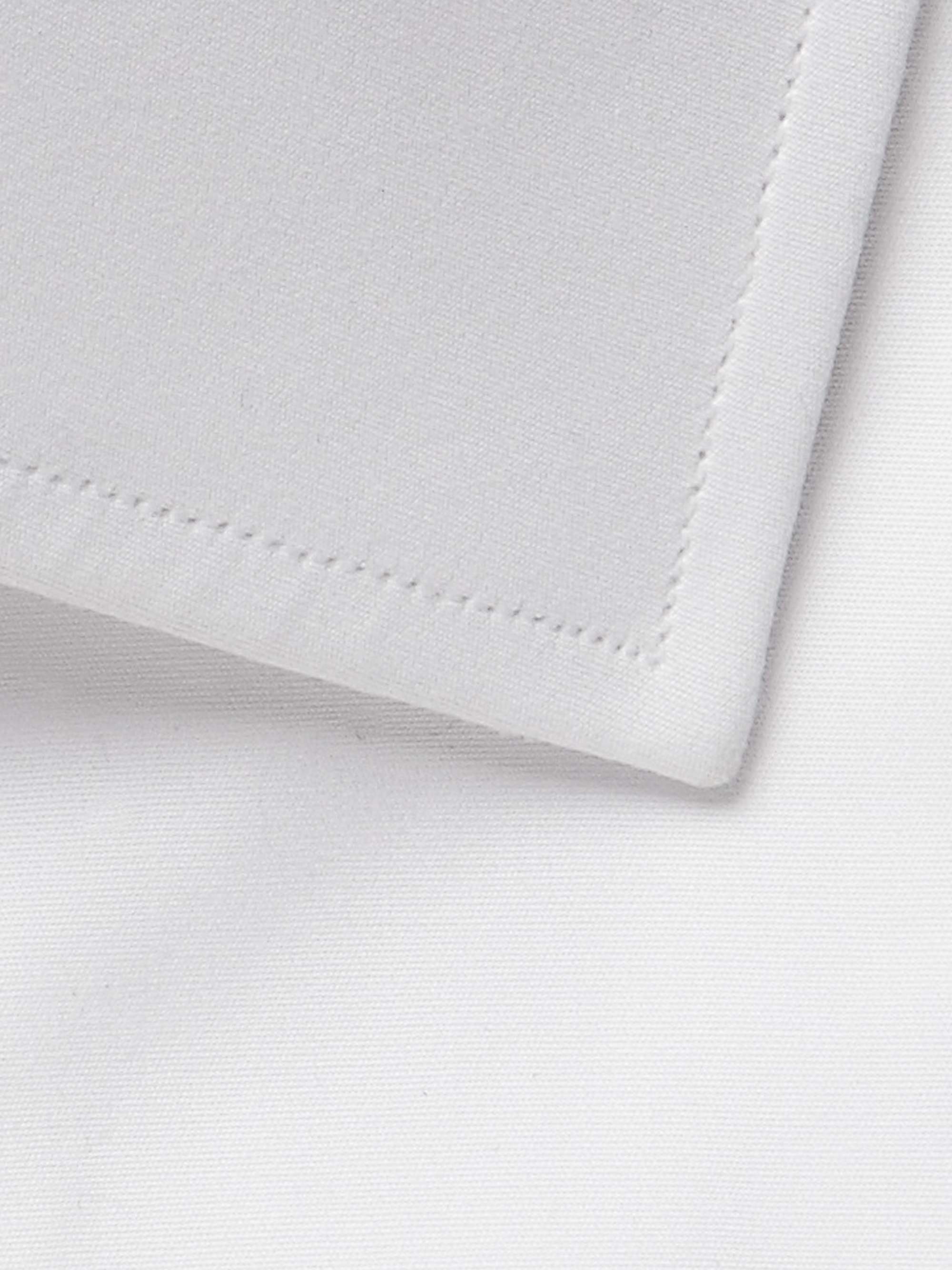 CHARVET White Double-Cuff Cotton Shirt