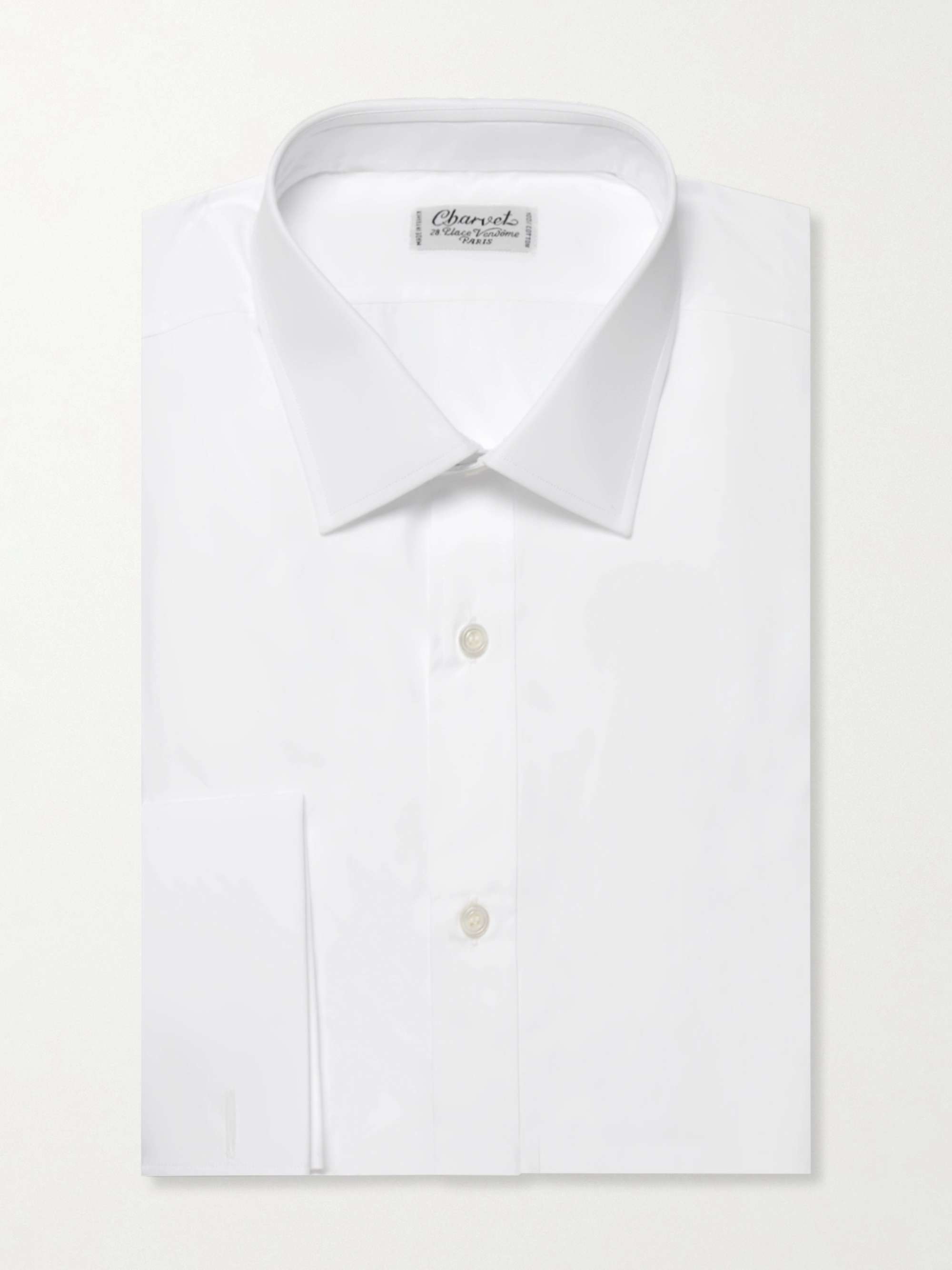 CHARVET White Double-Cuff Cotton Shirt for Men | MR PORTER