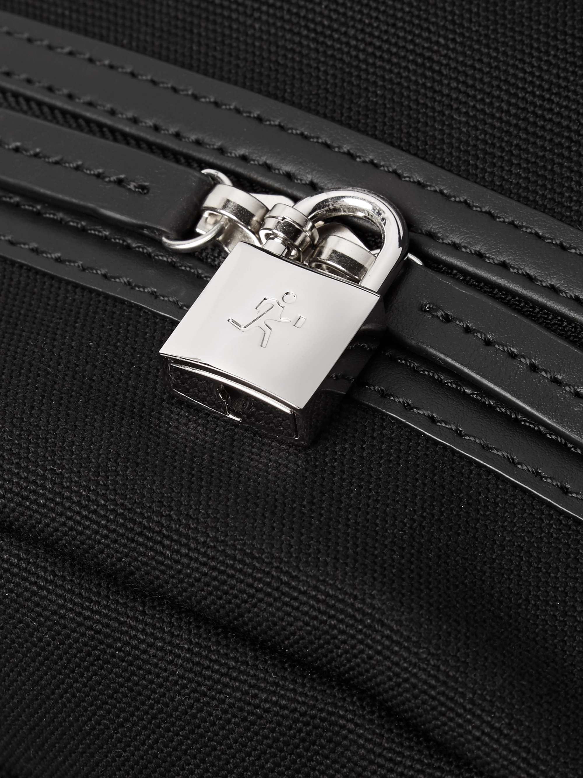 WANT LES ESSENTIELS Kastrup Leather-Trimmed Organic Cotton-Canvas Backpack