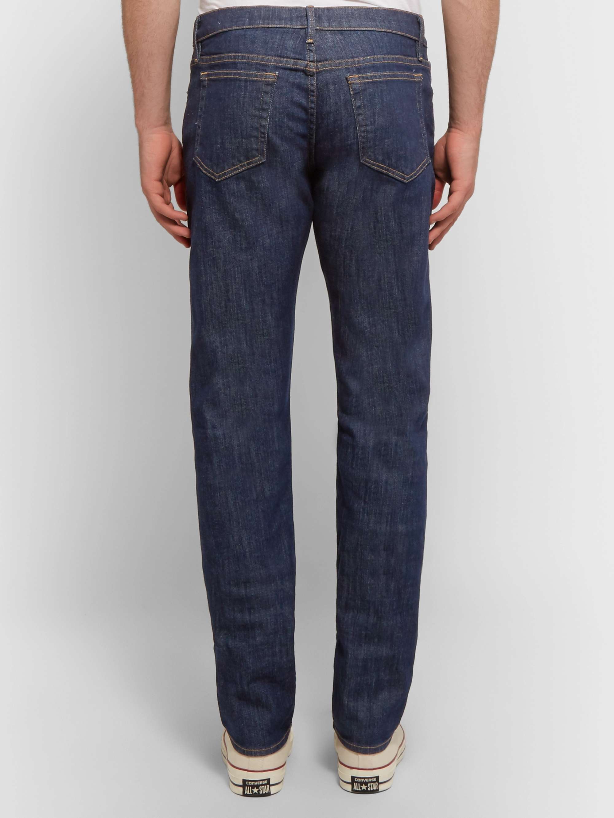 FRAME L'Homme Slim-Fit Dry Denim Jeans