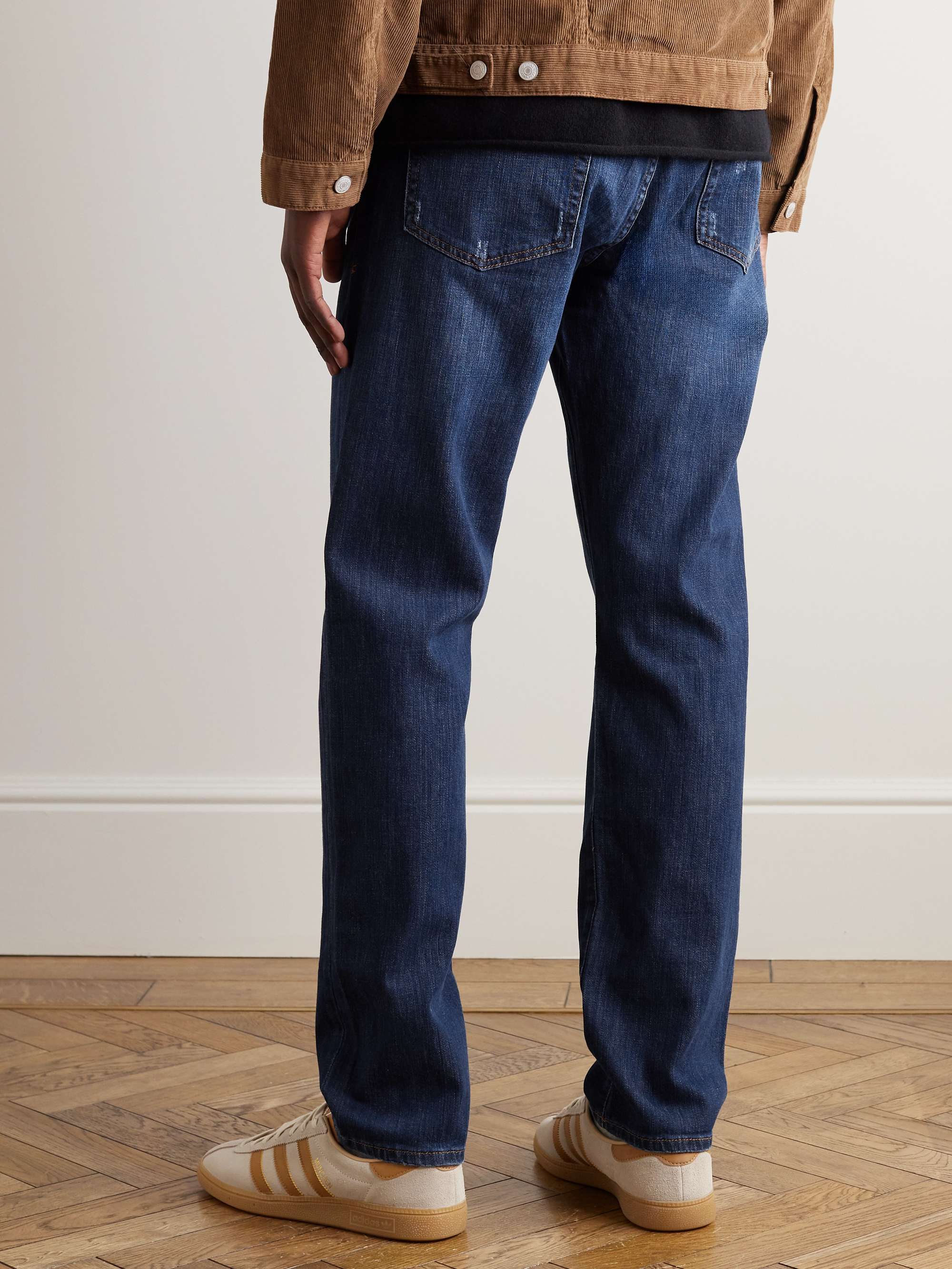 FRAME L'Homme Slim-Fit Dry Denim Jeans
