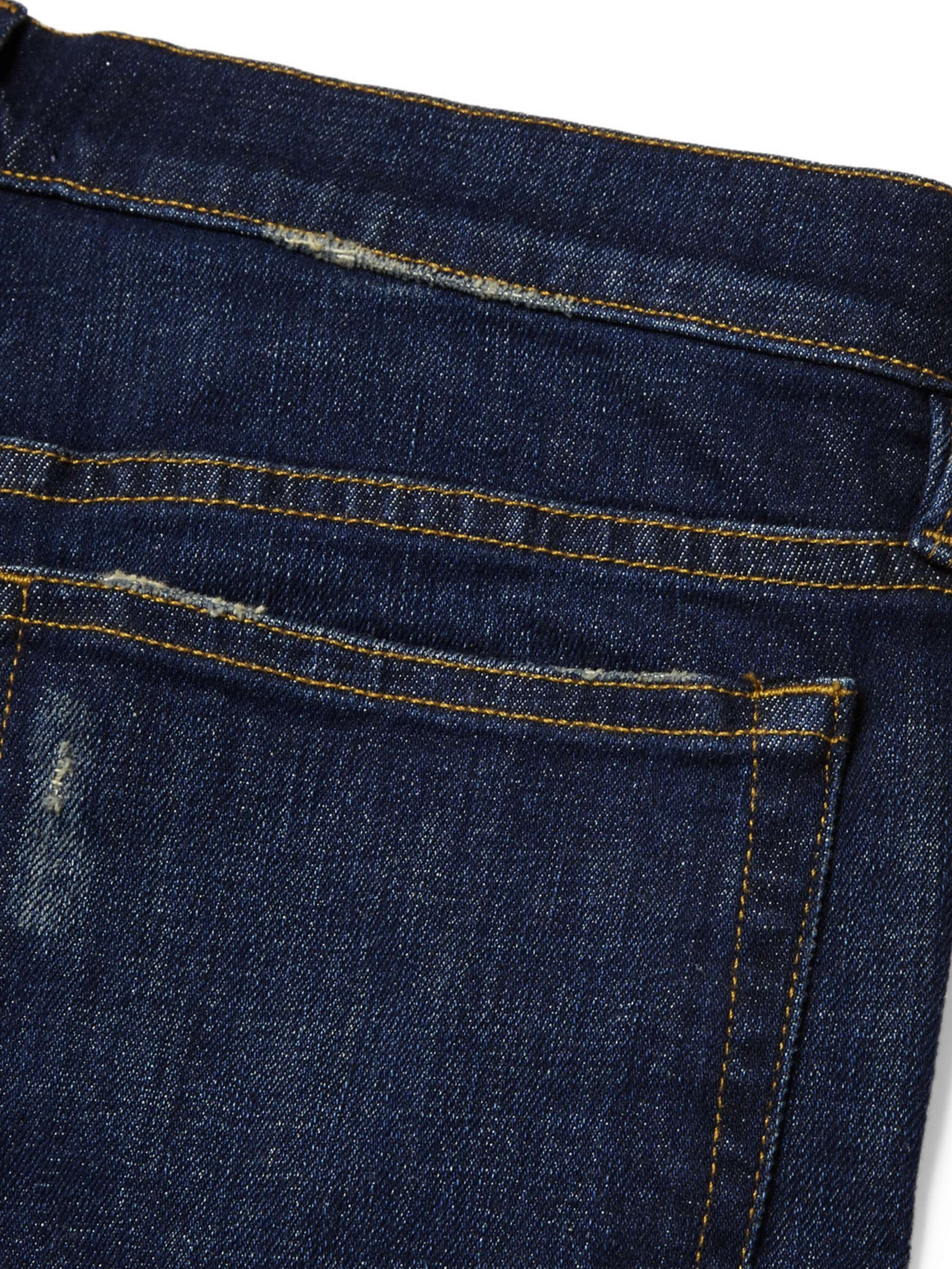 FRAME L'Homme Slim-Fit Dry Denim Jeans