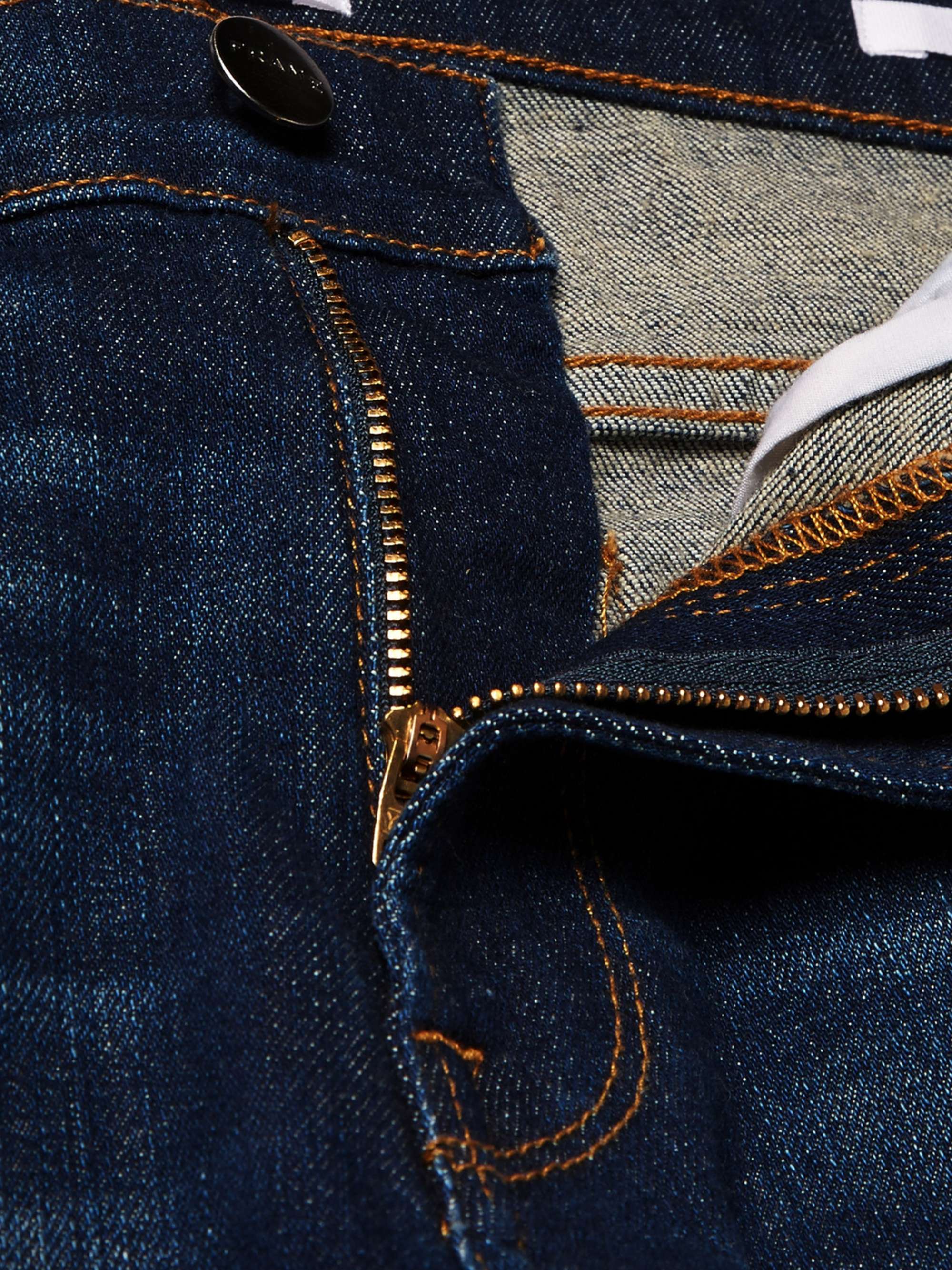 FRAME L'Homme Slim-Fit Dry Denim Jeans
