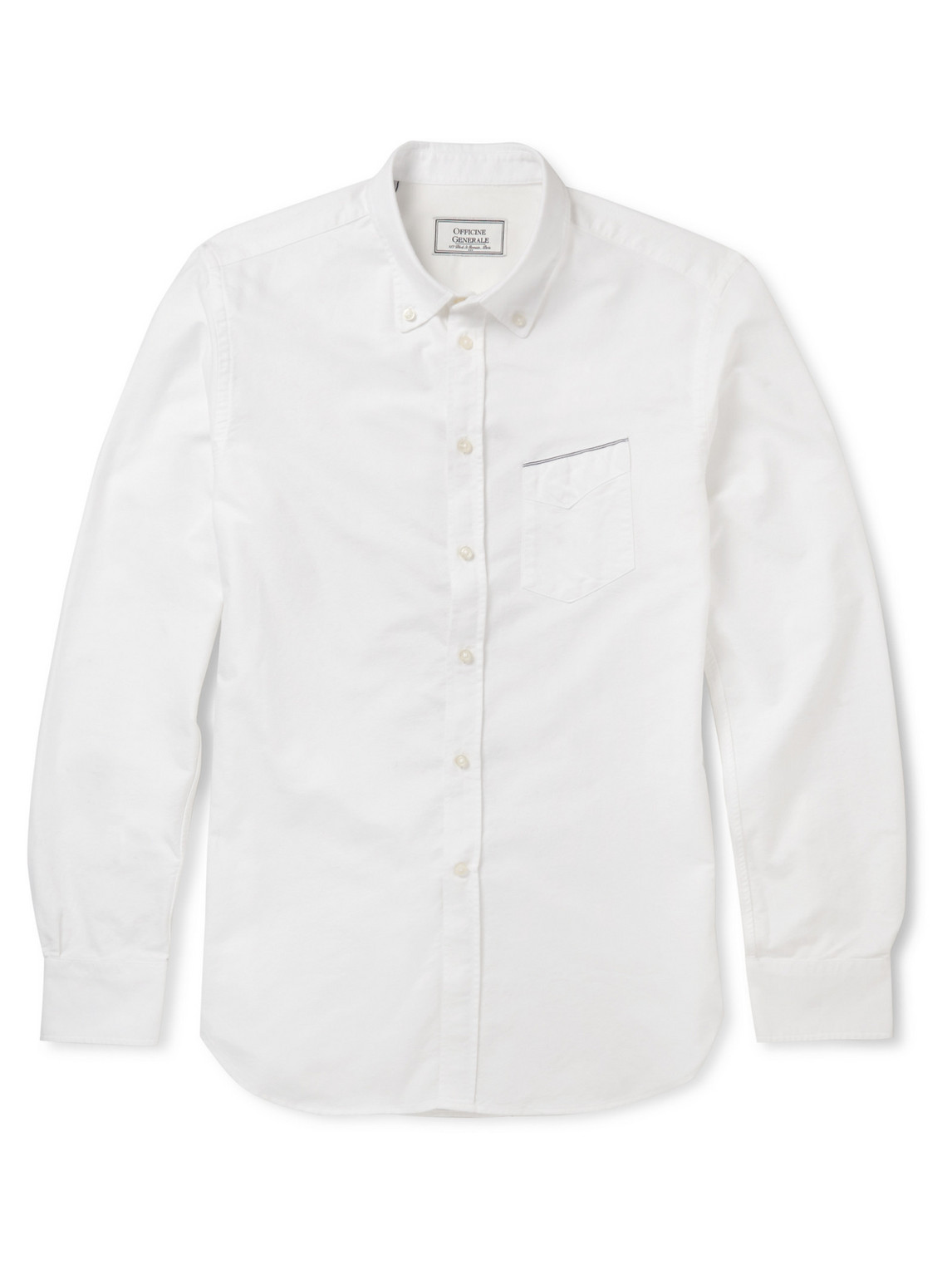 Officine Générale Cotton Oxford Shirt