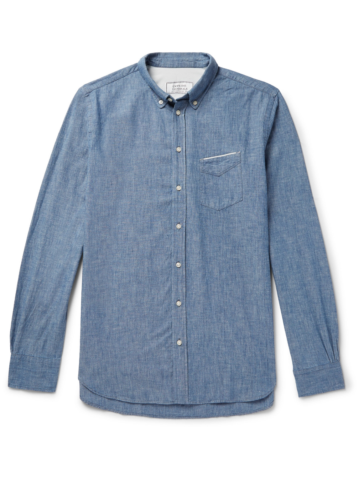 Officine Générale Cotton-Chambray Shirt