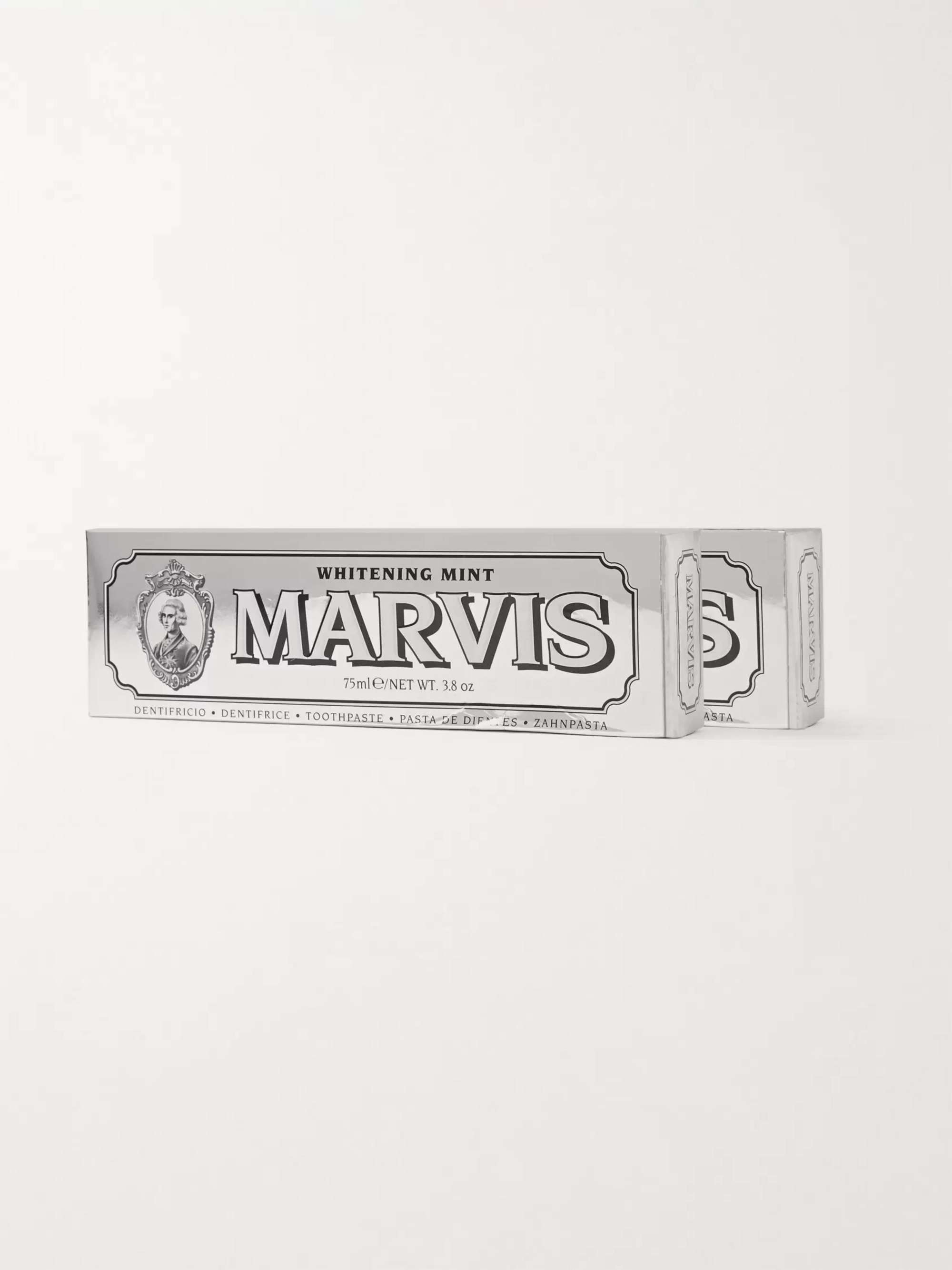 MARVIS Whitening Mint Toothpaste, 2 x 75ml