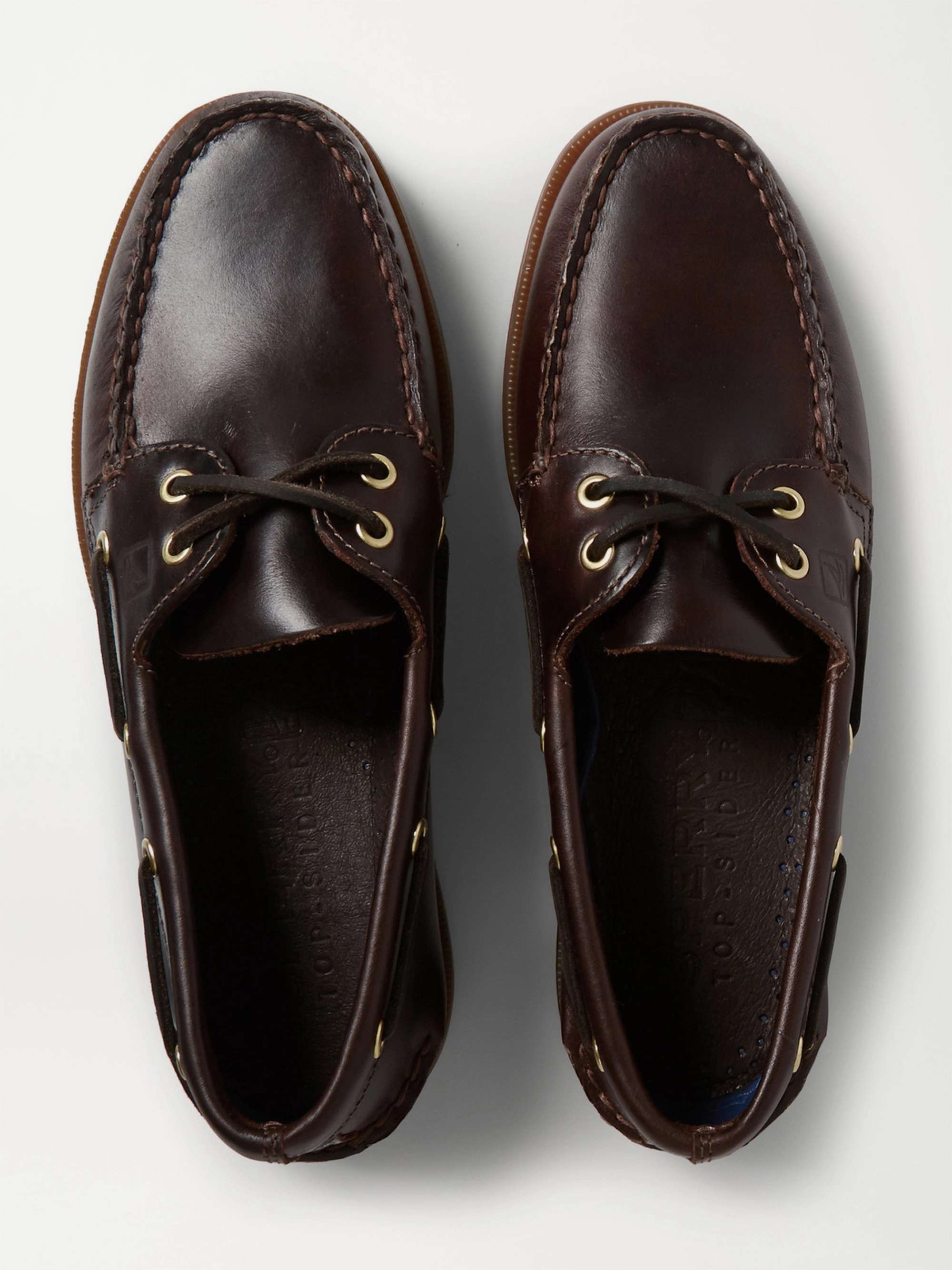 SPERRY Authentic Original Burnished-Leather Boat Shoes