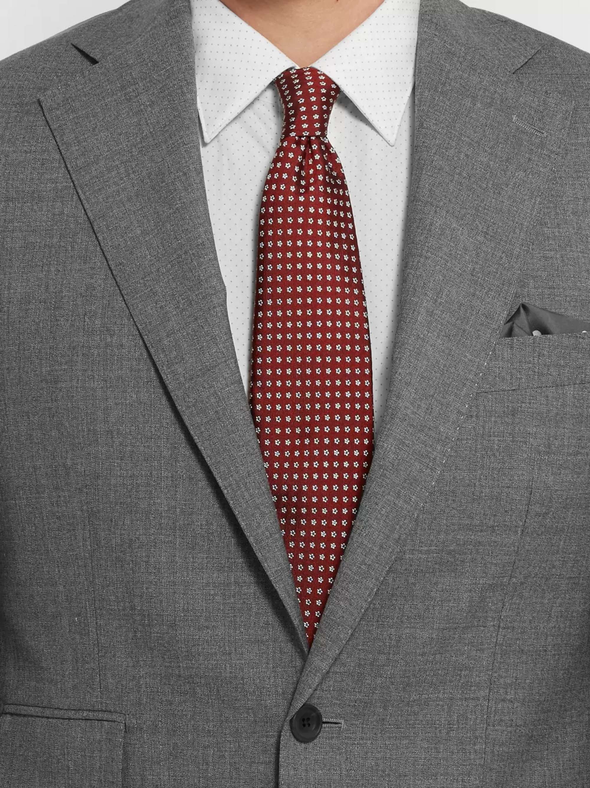THOM SWEENEY Grey Weighouse Slim-Fit Wool Suit