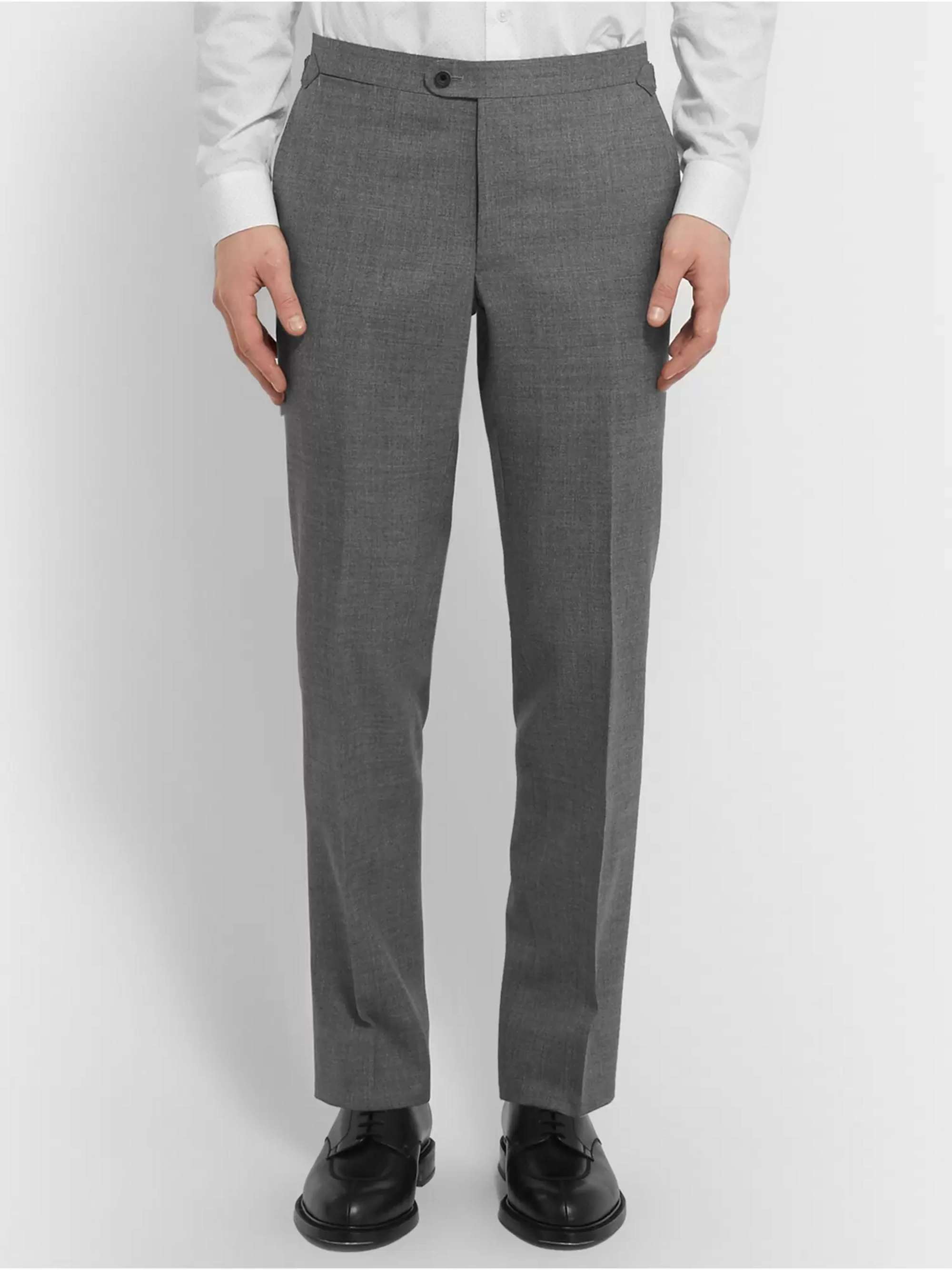 THOM SWEENEY Grey Weighouse Slim-Fit Wool Suit