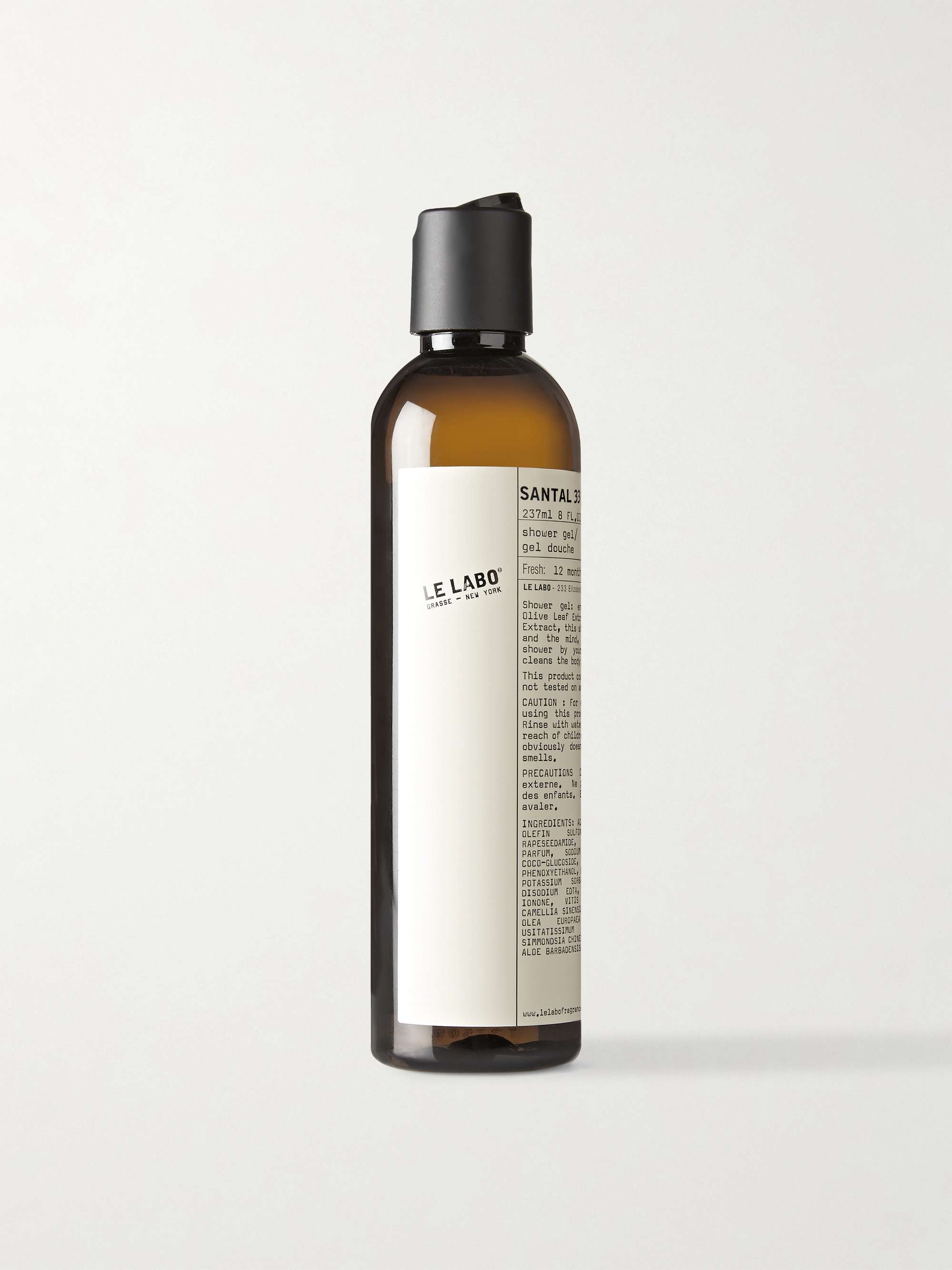 LE LABO Shower Gel Santal 33, 237ml for Men MR PORTER