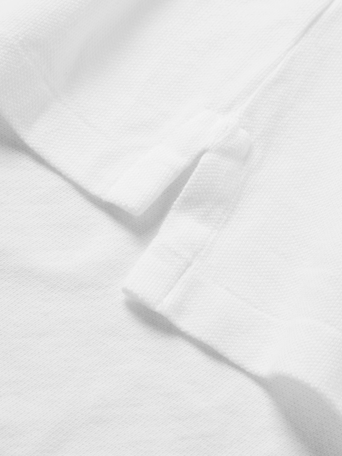 Polo Ralph Lauren Stretch-cotton Performance Tailored Polo Shirt In White