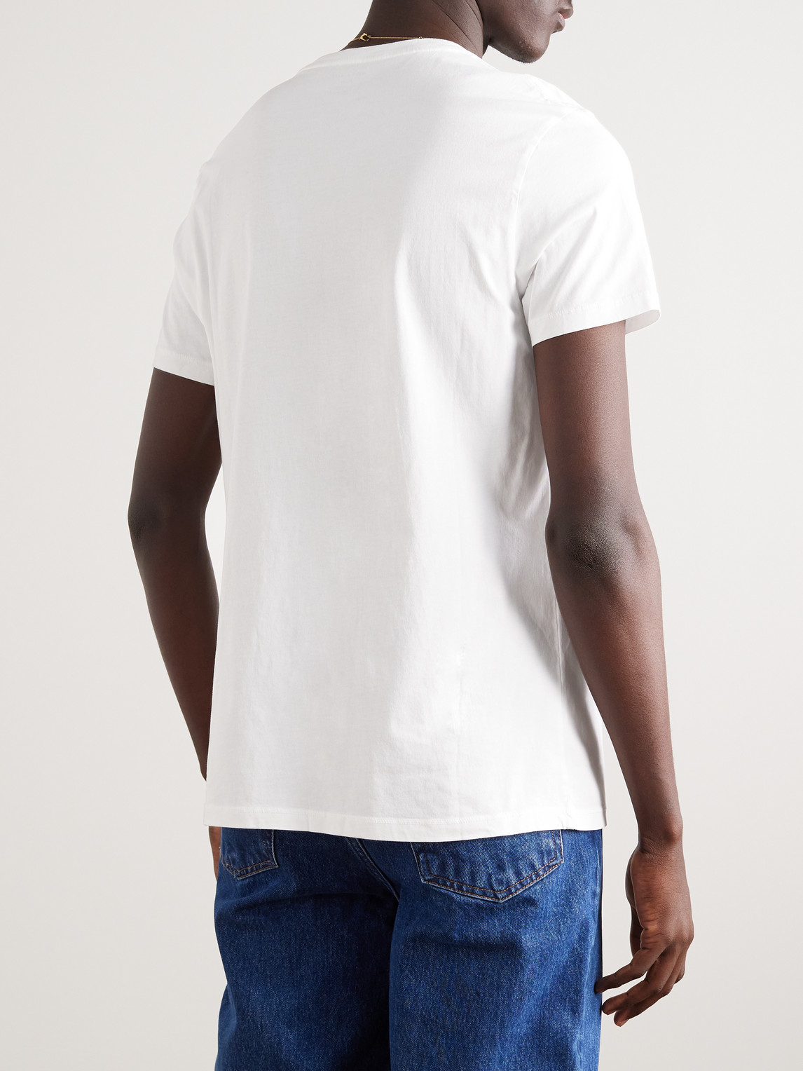 Shop Club Monaco Williams Cotton-jersey T-shirt In White