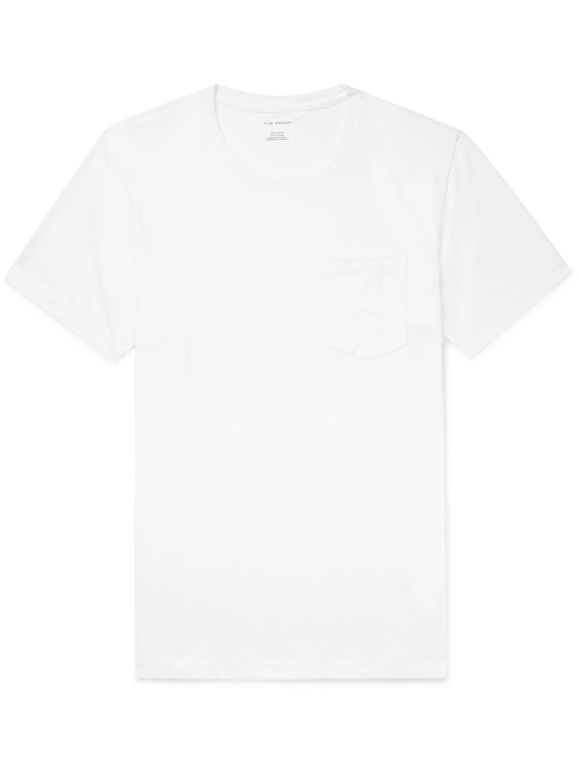 Shop Club Monaco Williams Cotton-jersey T-shirt In White