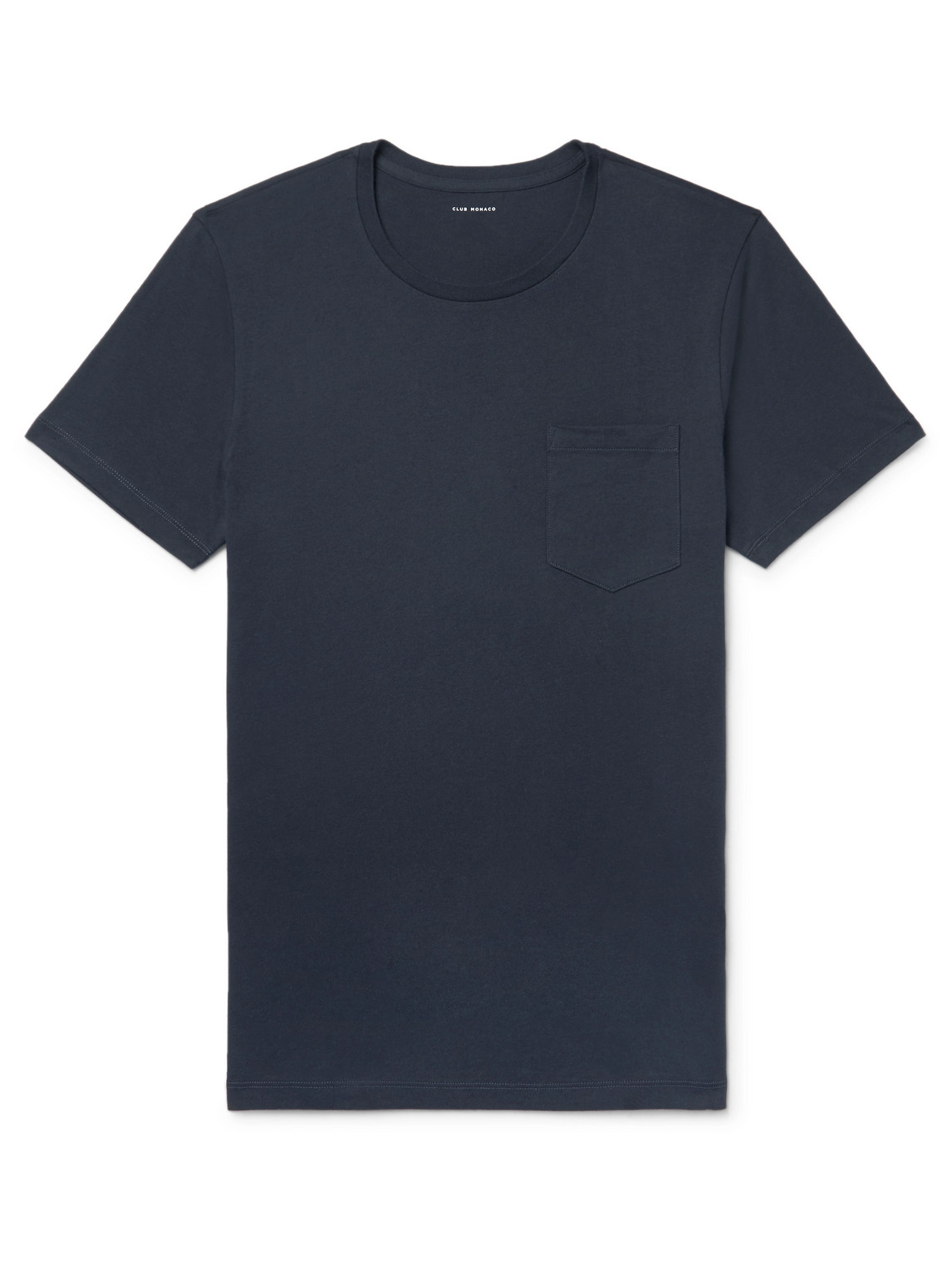 Club Monaco Williams Cotton-jersey T-shirt In Blue