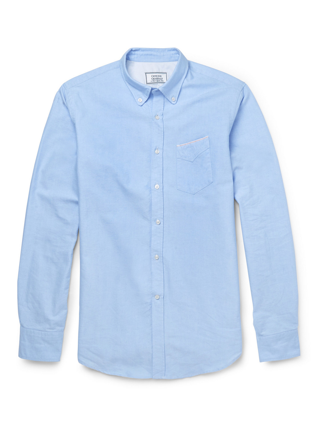 Officine Generale SLIM-FIT COTTON OXFORD SHIRT