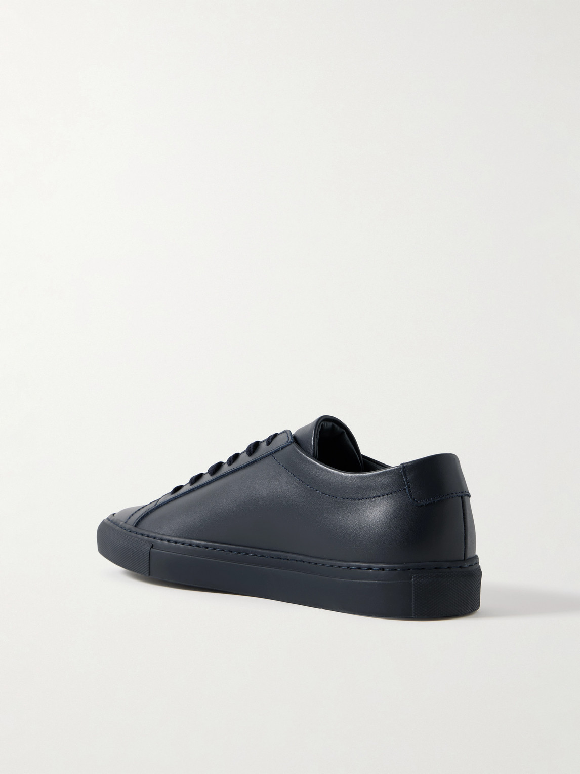 Shop Common Projects Original Achilles Leather Sneakers In Blue