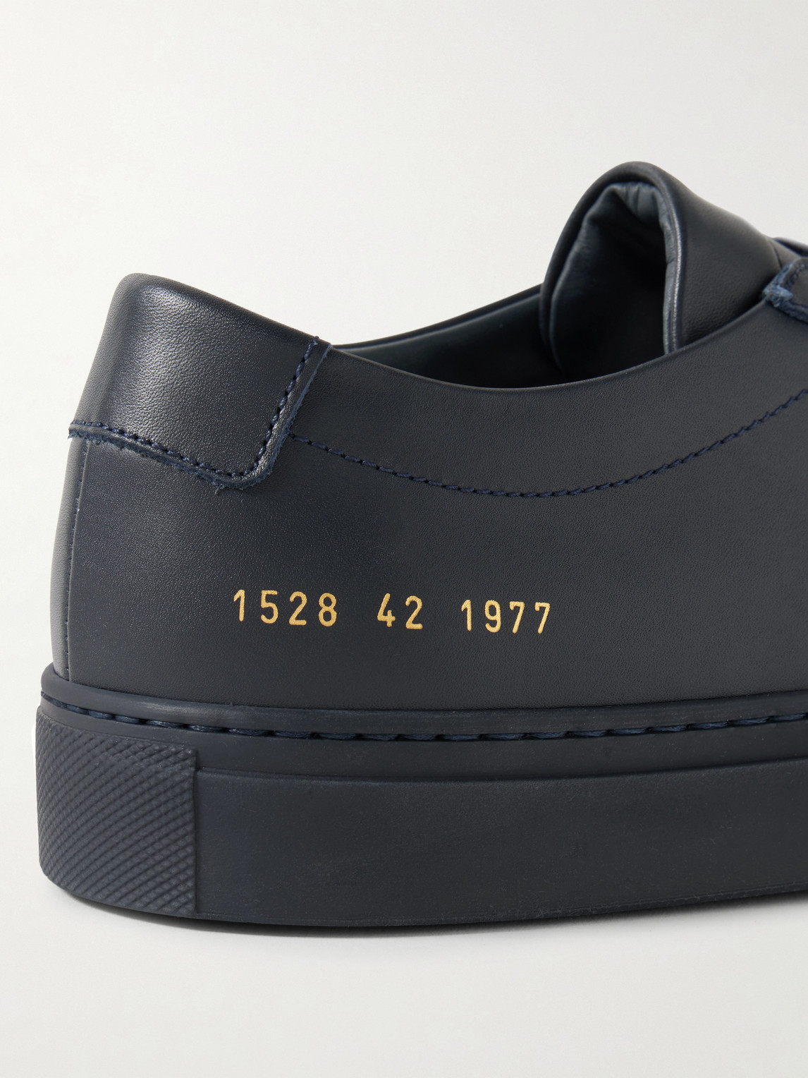 Shop Common Projects Original Achilles Leather Sneakers In Blue