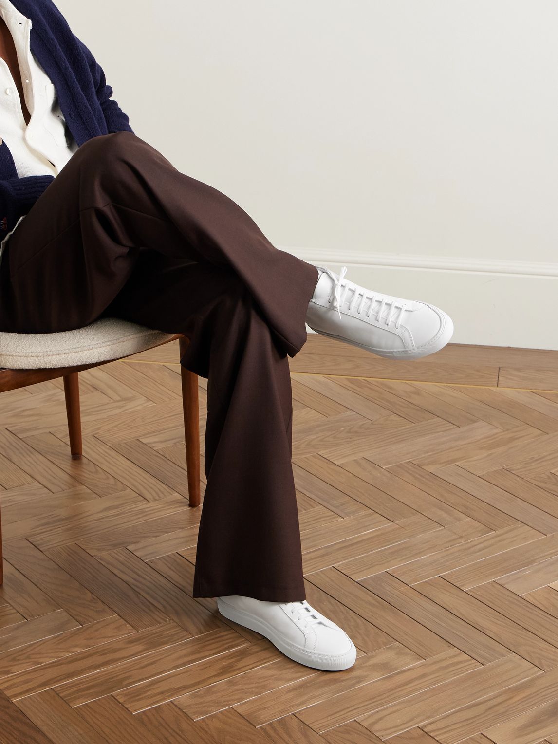 COMMON PROJECTS 오리지널 아킬레스 가죽 하이탑 스니커즈