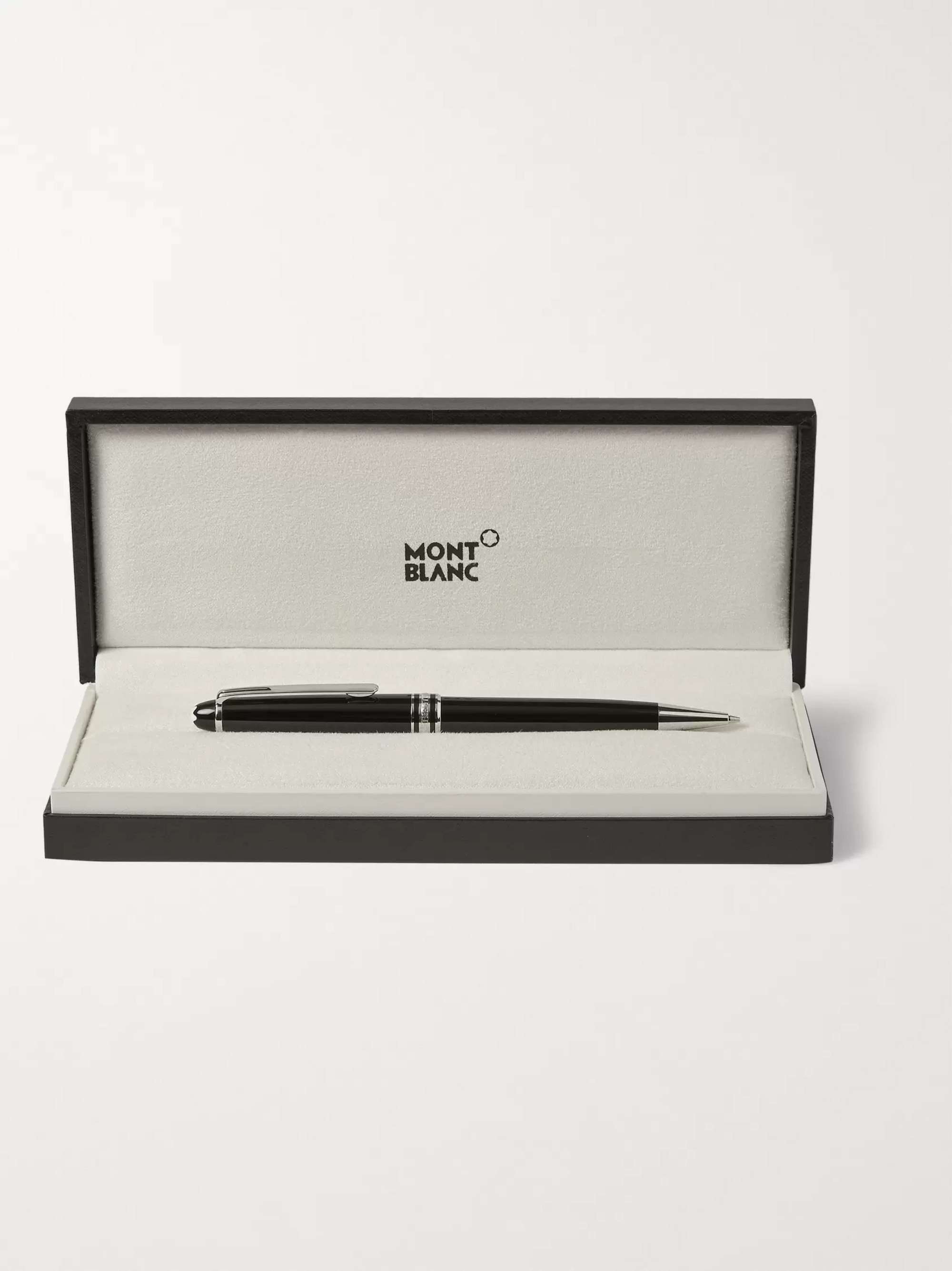 MONTBLANC Meisterstück Classique Resin and Platinum-Plated